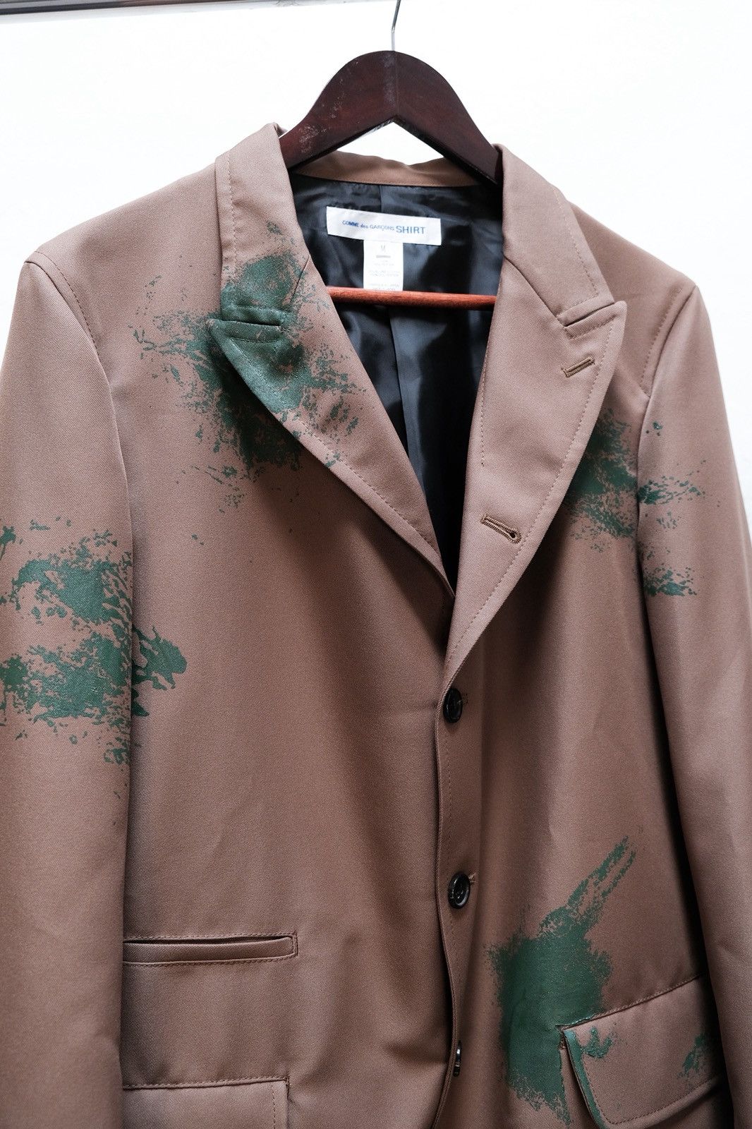 Comme des Garcons SHIRT Comme Des Garcons Shirt Woven Hand Printed Blazer Size US M / EU 48-50 / 2 - 4 Thumbnail