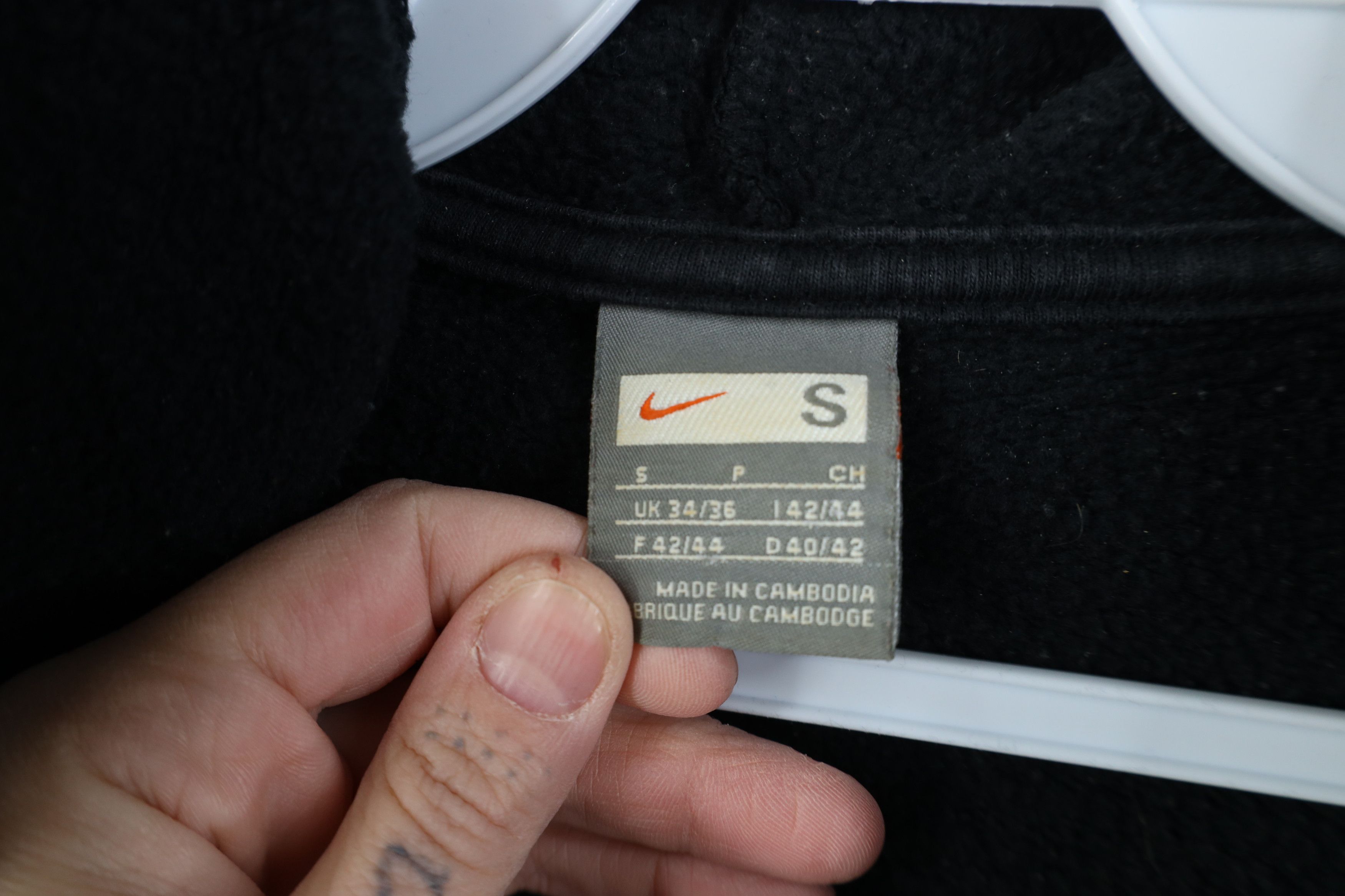 Nike Vintage Y2K Nike Football Travis Scott Center Swoosh Hoodie Size US S / EU 44-46 / 1 - 11 Thumbnail