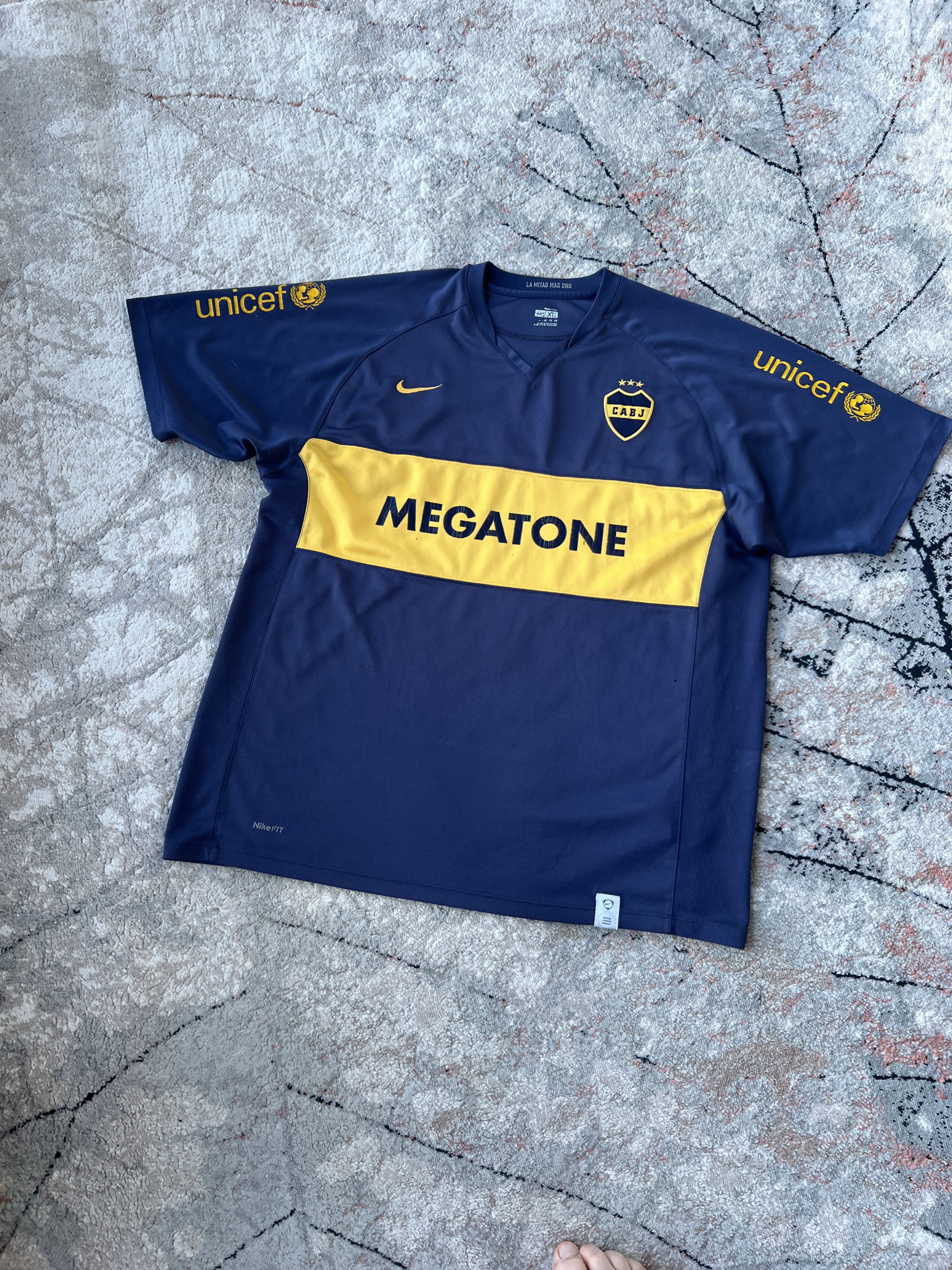 Nike Nike Boca Junior Megatone Football Jersey Size US XL / EU 56 / 4 - 1 Thumbnail
