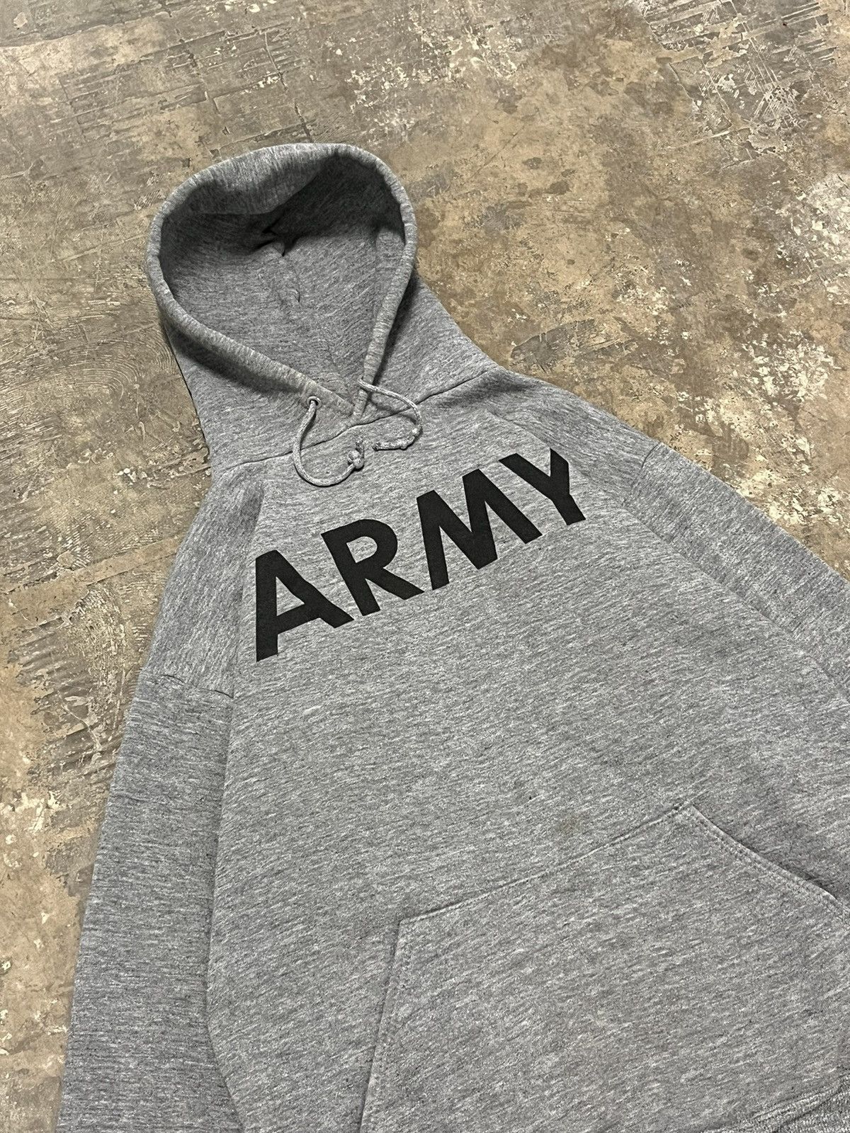 Vintage Vintage army boxy fit spell out sweatshirt Russell hype Size US XL / EU 56 / 4 - 4 Thumbnail