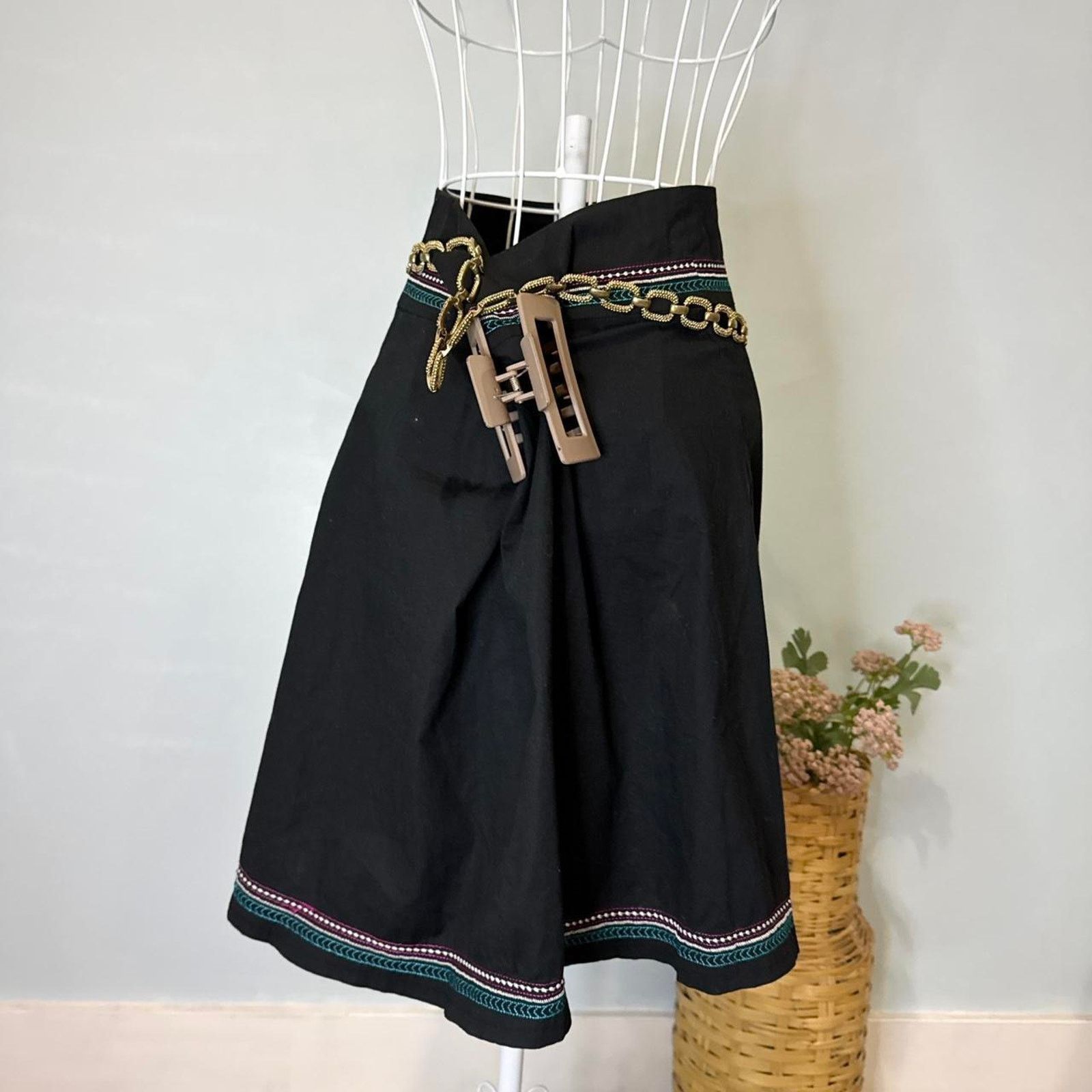 Other The perfect fairy vintage y2k heart soul black skirt Size 32" / US 10 / IT 46 - 6 Thumbnail
