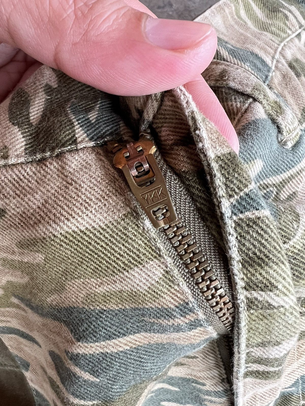 If Six Was Nine × PPFM PPFM TIGER STRIPE CAMO CARGO PANTS VERY RARE Size US 31 - 11 Thumbnail