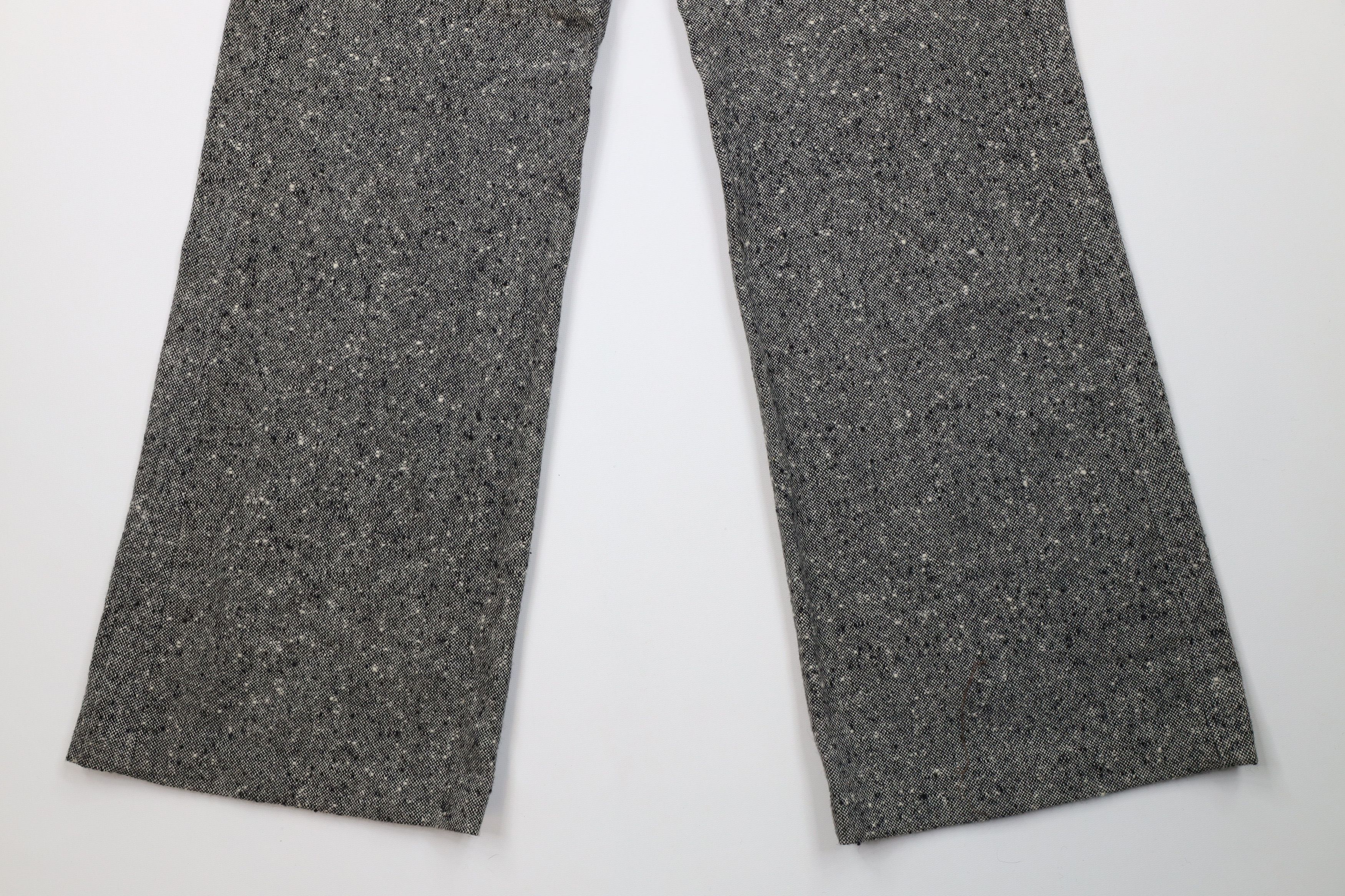 Vintage Vintage 70s Rockabilly Fleck Wool Tweed Bell Bottoms Pants Size 36" / US 14 / IT 50 - 4 Thumbnail
