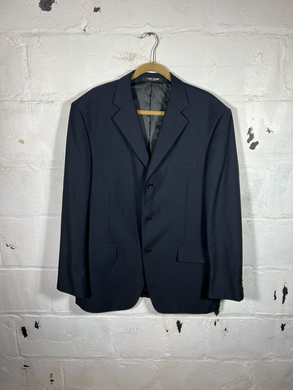 Mont Blanc Wool Blazer Jacket