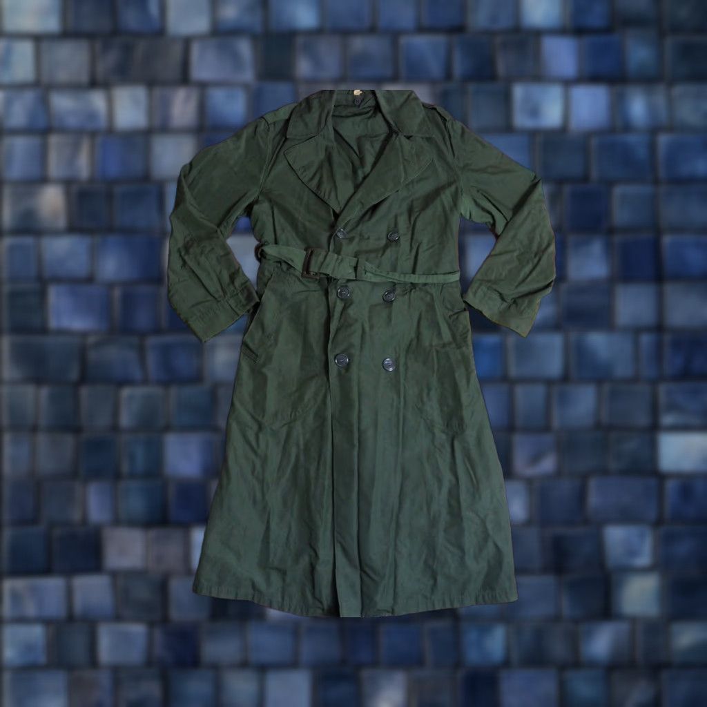 Olive VTG 50s USMC Army Military OG Olive Green M-1950 Korea War Raincoat Mens 36R Shirt? Size US S / EU 44-46 / 1 - 1 Thumbnail