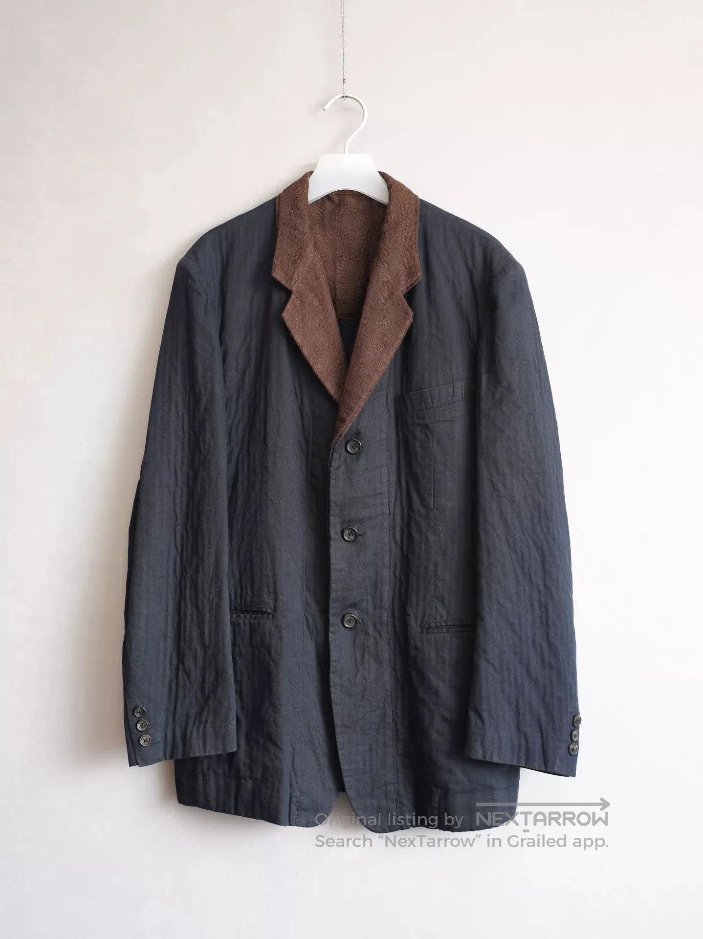 Yohji Yamamoto Yohji Yamamoto Double Layer Jacket. Size US L / EU 52-54 / 3 - 2 Thumbnail