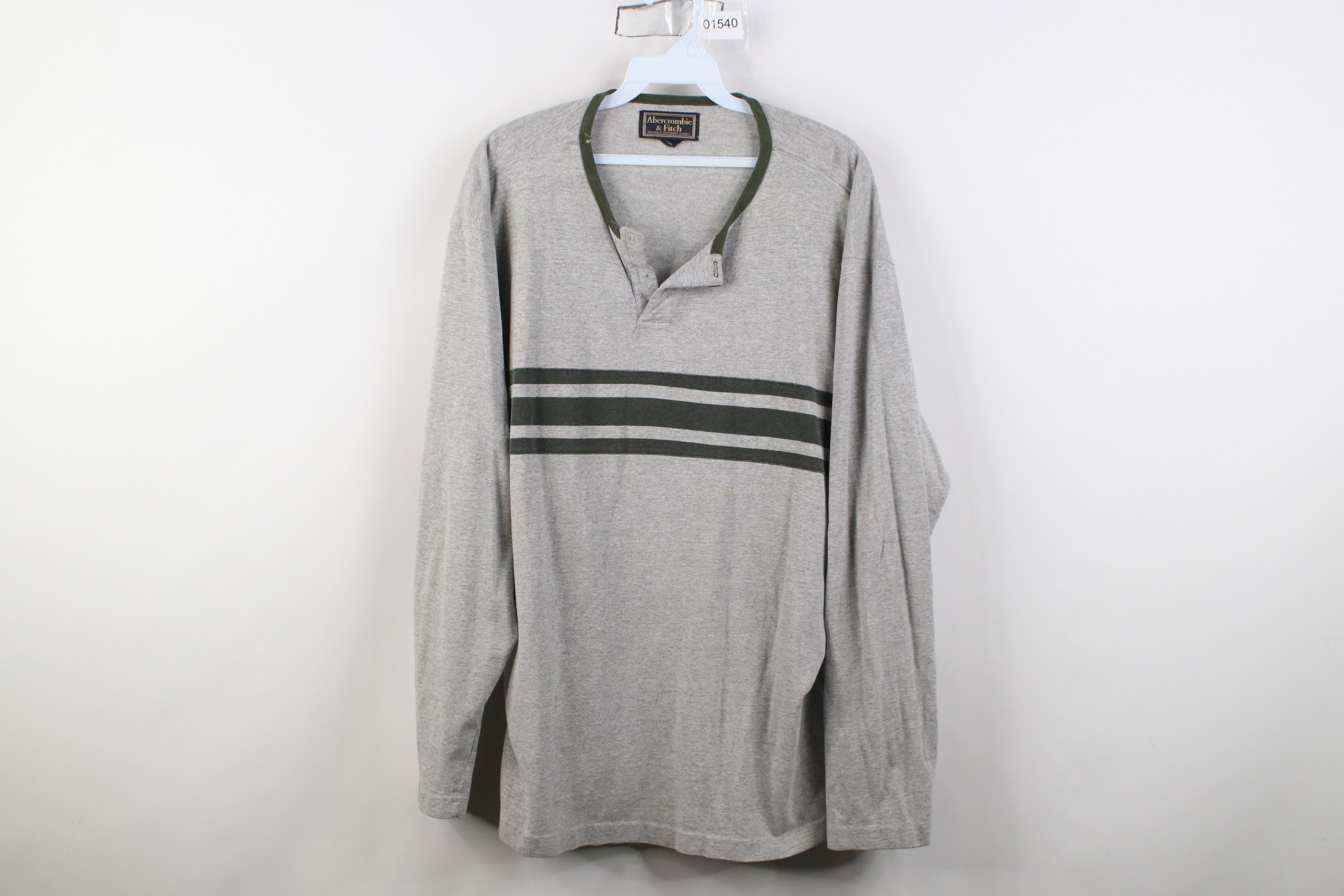 Abercrombie & Fitch Vintage 90s Abercrombie & Fitch Long Sleeve T-Shirt USA Size US XL / EU 56 / 4 - 1 Thumbnail