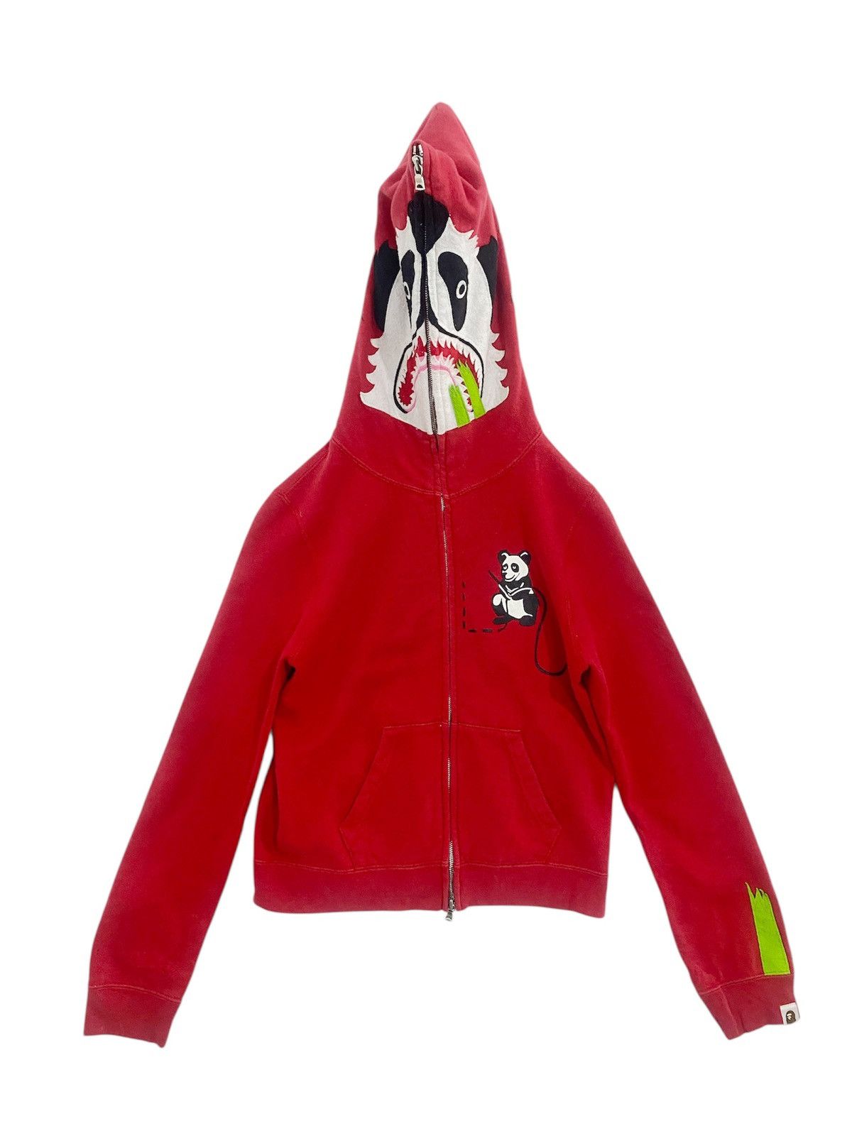 Bape Vintage Rare 2008 Bape Panda A Bathing Ape Full Zip Hoodie Size XXS / US 00 / IT 34 - 1 Thumbnail