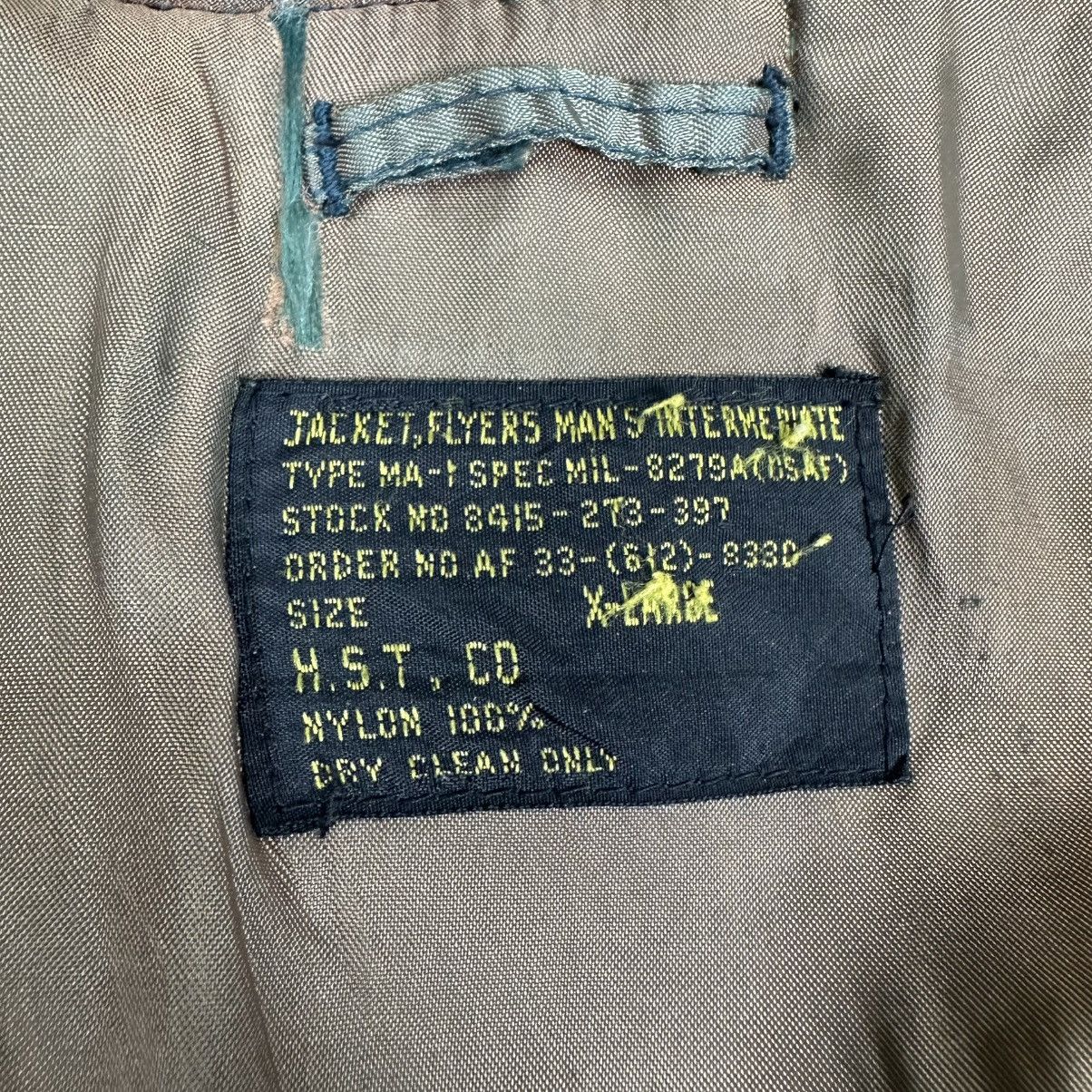 Vintage HST MA1 AIR FORCE BOMBER JACKET Size US XL / EU 56 / 4 - 13 Thumbnail