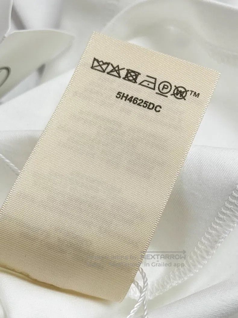 Hermes Hermes White Plain Knit Embroidered Short Sleeve T-Shirt Size XXS / US 00 / IT 34 - 9 Thumbnail