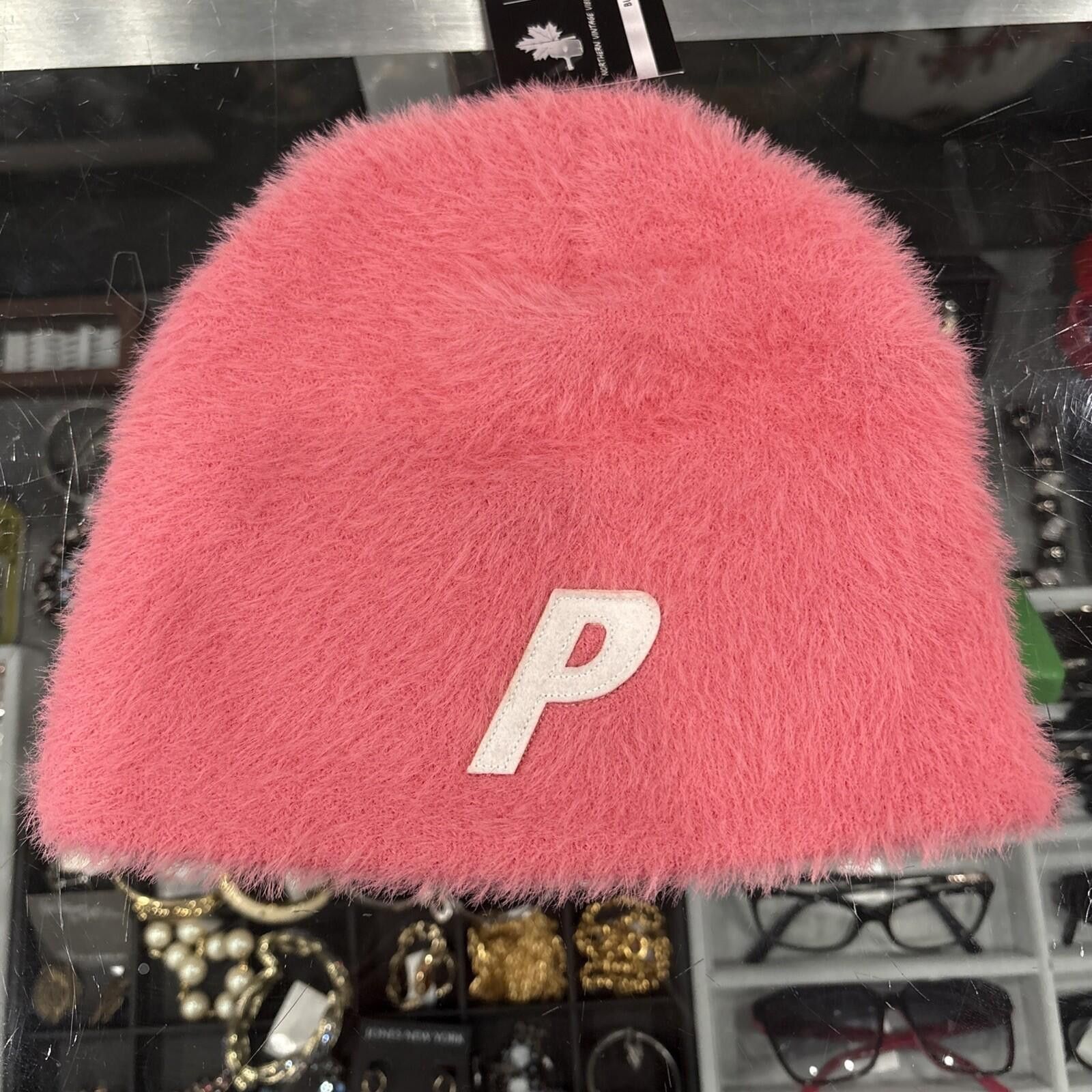 Palace Palace Faux Mohair P Nein Cuff Beanie Posh Pink | Grailed