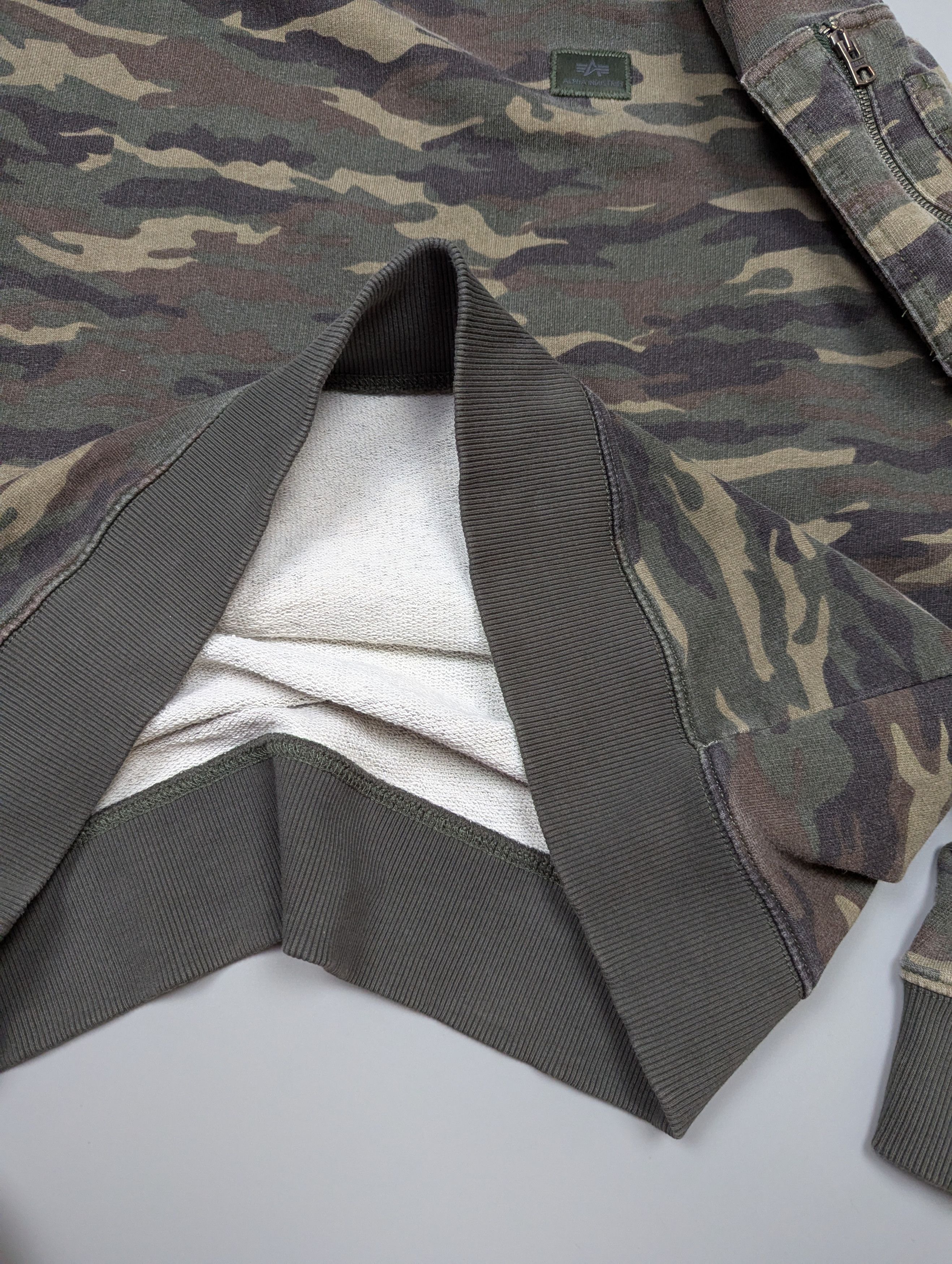Alpha Industries ALPHA INDUSTRIES Men Military Camouflage Army Sweatshirt XXL Size US XXL / EU 58 / 5 - 9 Thumbnail