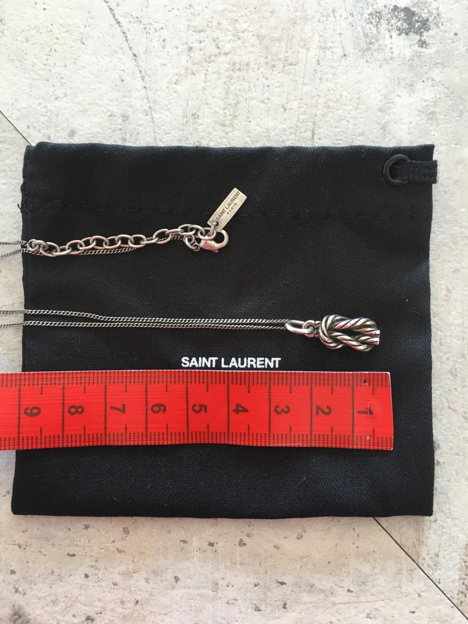 Saint Laurent Paris Necklace Node Size 26 - 6 Thumbnail