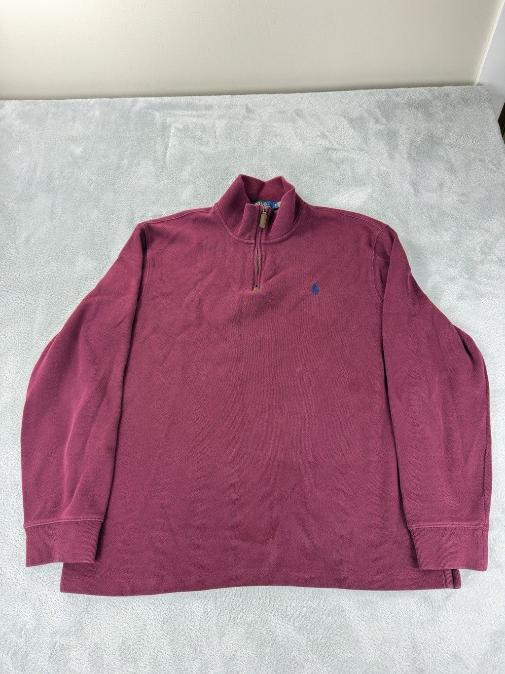 Polo Ralph Lauren Polo Ralph Lauren Men's Size XL Red 1/4 Zip Pullover Red Size US XL / EU 56 / 4 - 1 Thumbnail