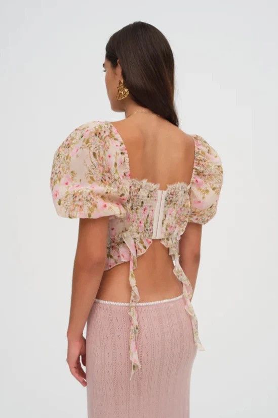 For Love & Lemons For Love & Lemons Emmaline Corset Top Size S / US 4 / IT 40 - 7 Thumbnail