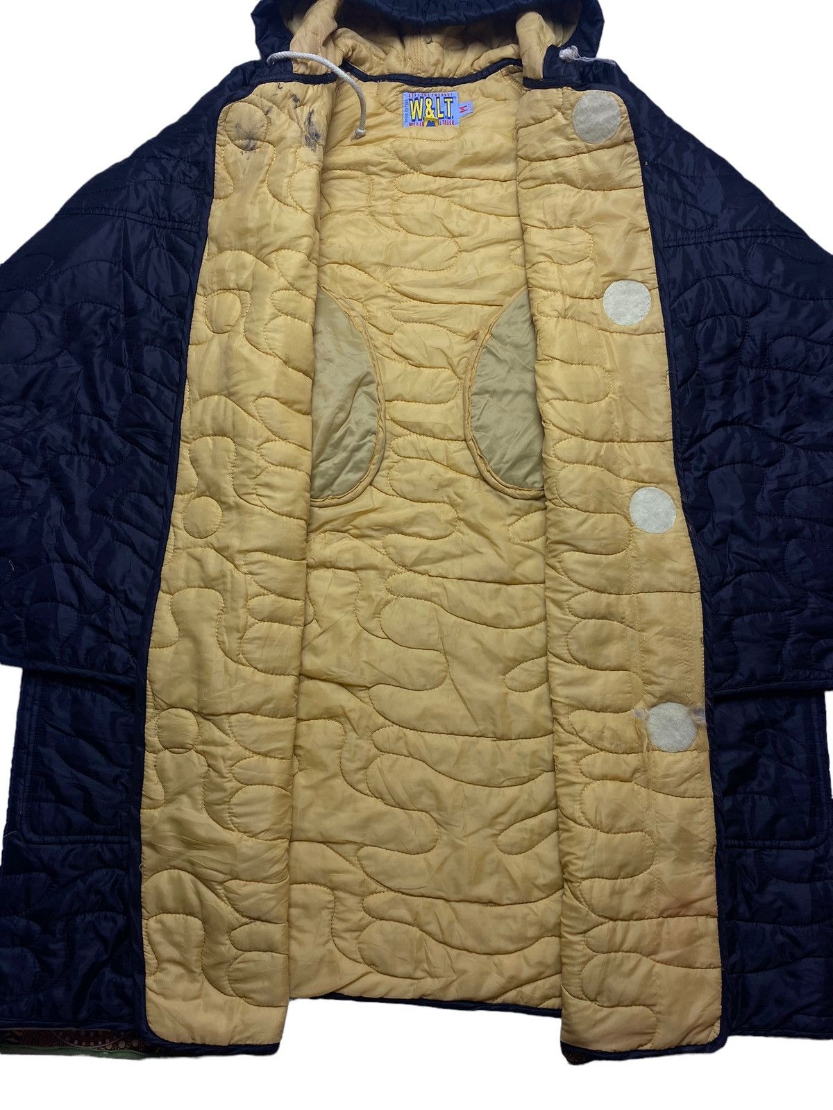 Walter Van Beirendonck 1990s W&LT - Super Oversized Quilted Alien Patterned Jacket Size US XXL / EU 58 / 5 - 9 Thumbnail
