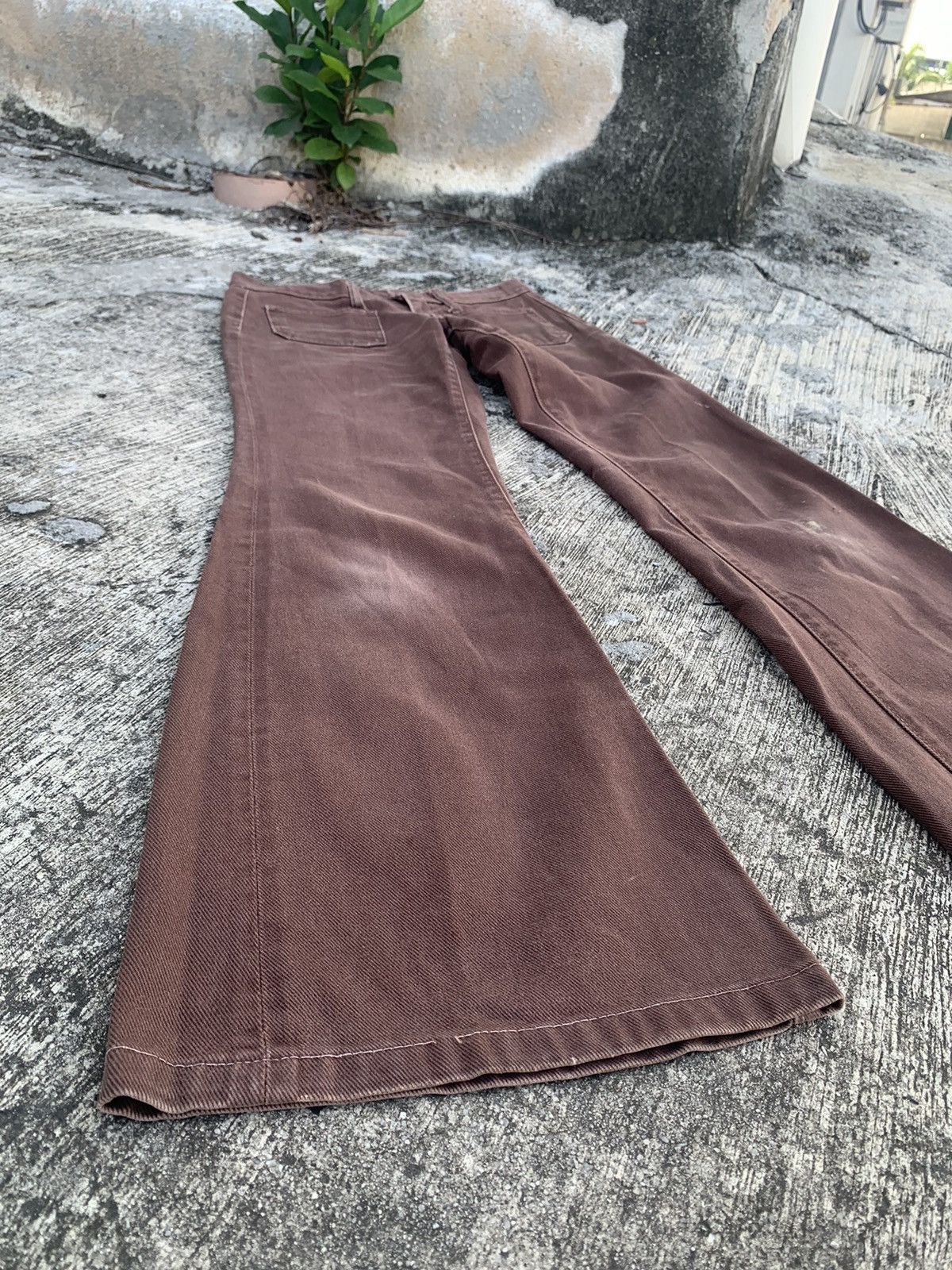 Blue Blue Japan Flare Bison western jeans brown bootcut pants Size 28" / US 6 / IT 42 - 6 Thumbnail