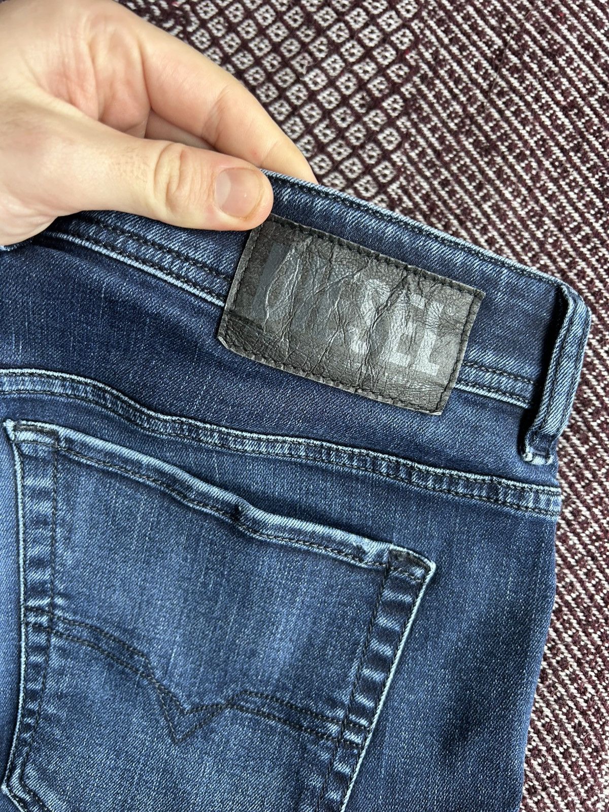Diesel Diesel Sleenker-X Washed Denim Jeans Size W33 Slim Skinny Size US 33 - 7 Thumbnail