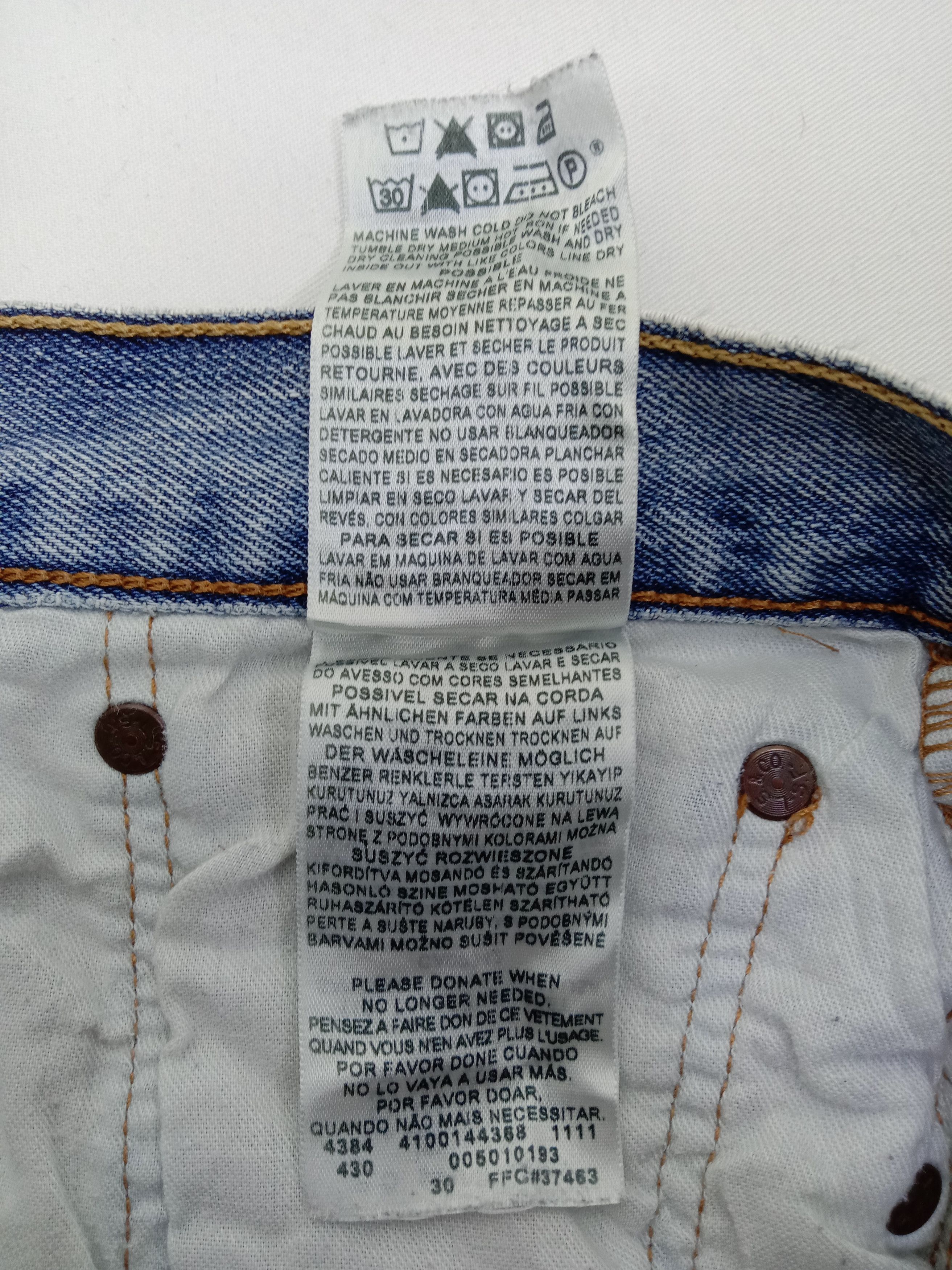 Levi's Vintage Levi's 501 Light Wash Jeans Button Fly Denim Size US 42 / EU 58 - 13 Thumbnail