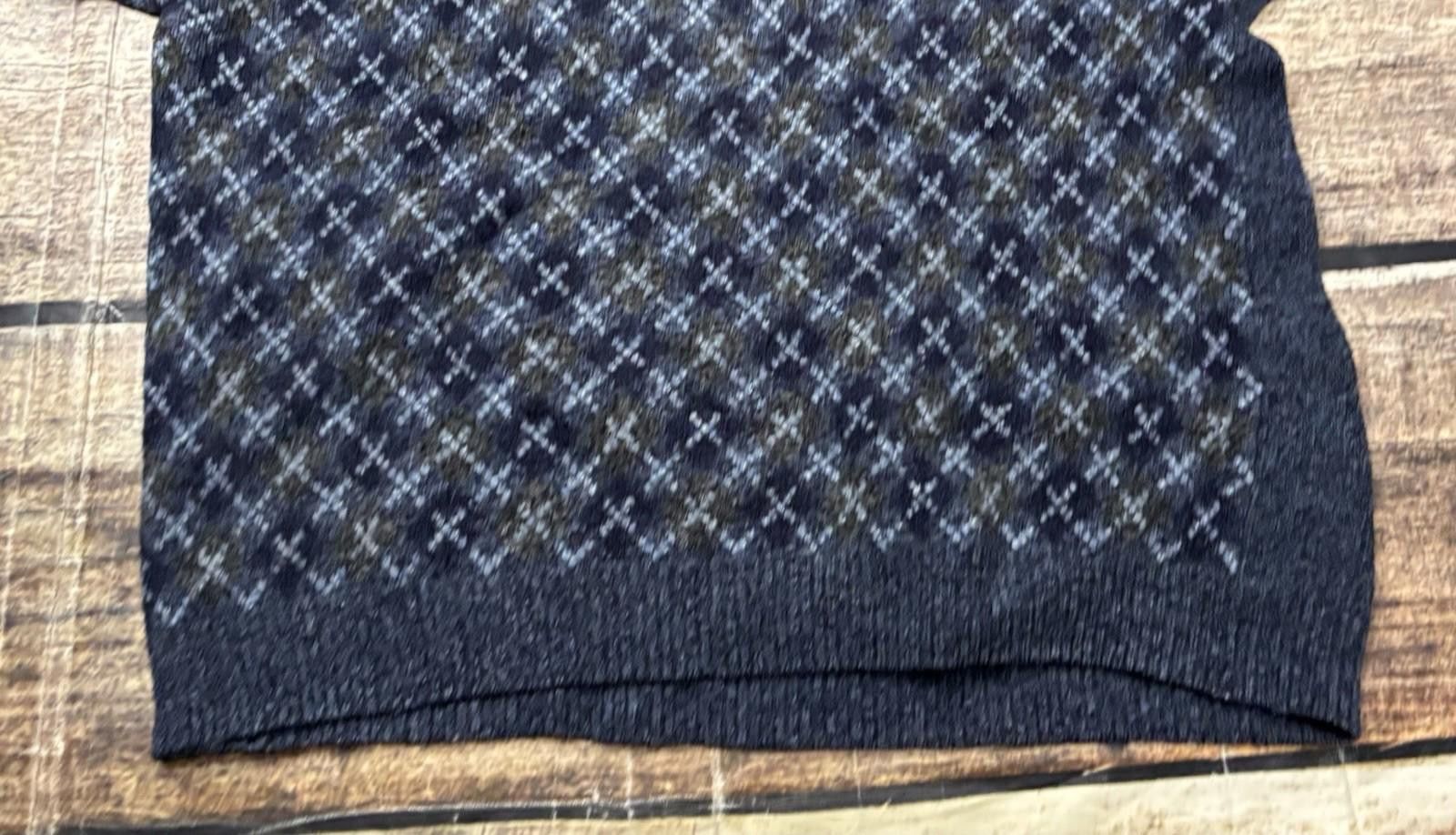 Gant VTG Gant Sweater Mens L Lambswool Hand Intarsia Geometric Size US L / EU 52-54 / 3 - 5 Thumbnail