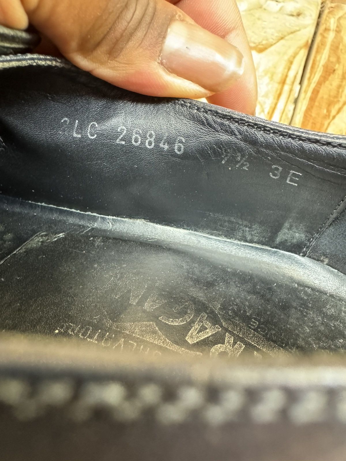 Salvatore Ferragamo Salvatore Ferragamo dark blue Leather shoes Sz USA 7.5 EEE Size US 7.5 / EU 40-41 - 20 Thumbnail