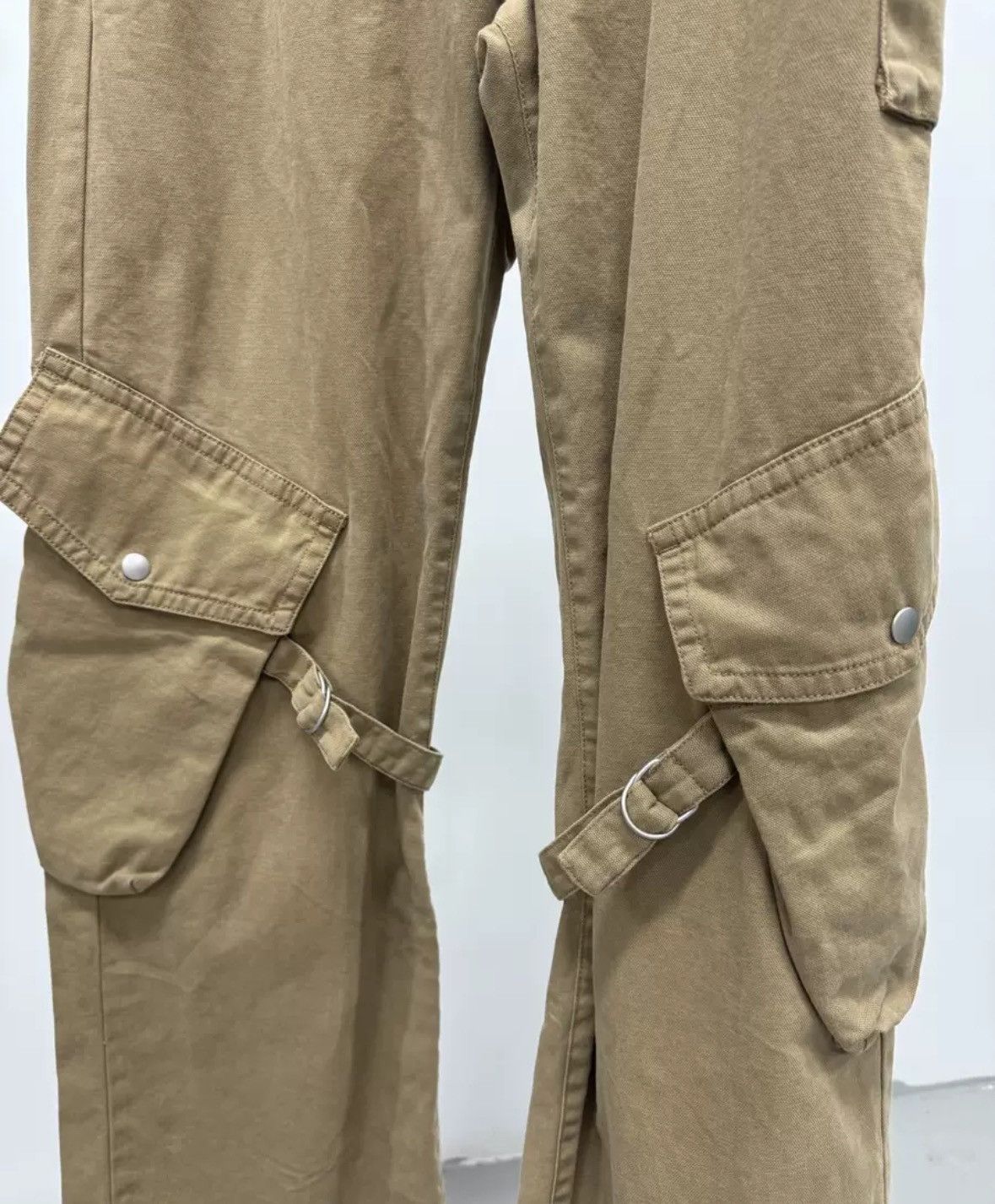 Acne Studios Acne Studios Sand colored Strap Pants2412-Nextarrow Size US 36 / EU 52 - 3 Thumbnail