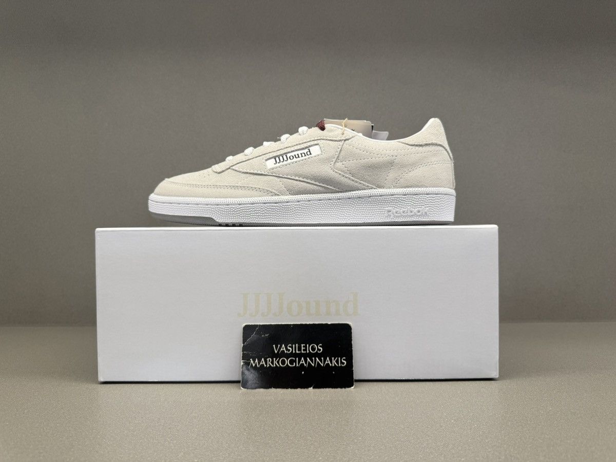 JJJJound × Reebok Reebok Club C 85 JJJJound Chalk Suede Size US 11.5 / EU 44-45 - 1 Thumbnail