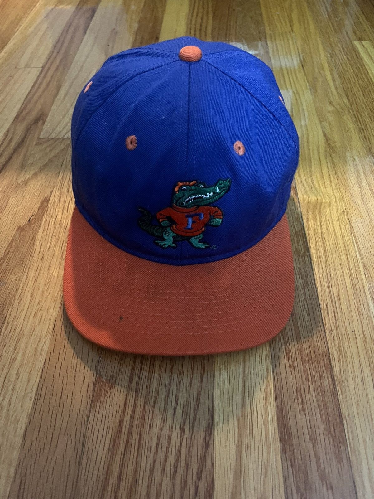 NCAA Vintage Florida Gators Hat Cap Fitted 7 1/8 Blue USA Made Size ONE SIZE - 1 Thumbnail