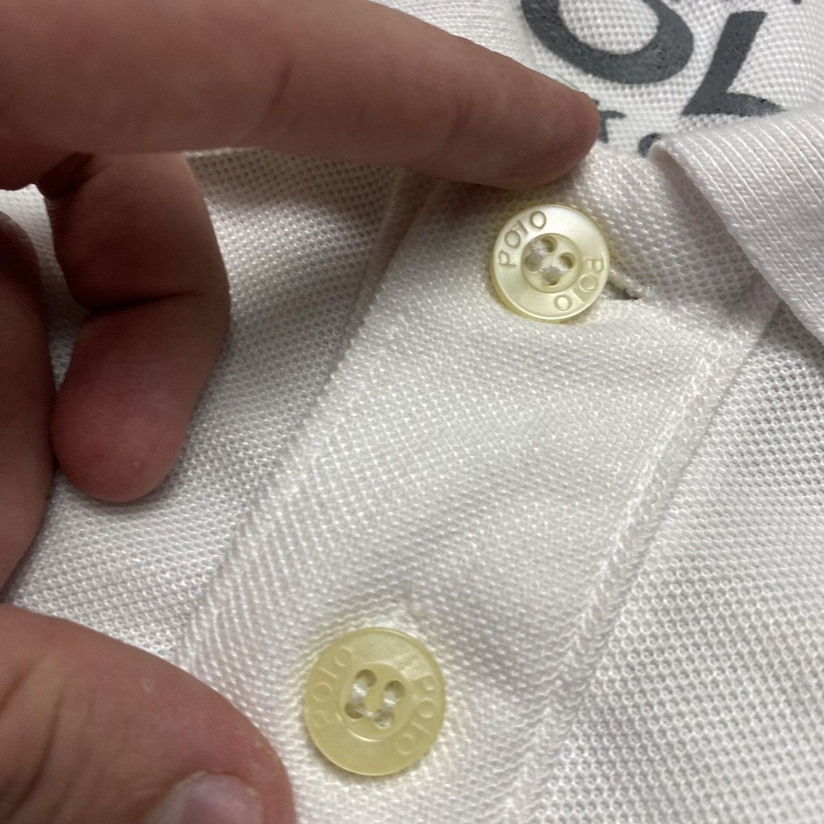Vintage Vintage Polo Ralph Lauren Big Logo 3 y2k polo Size US XL / EU 56 / 4 - 10 Thumbnail