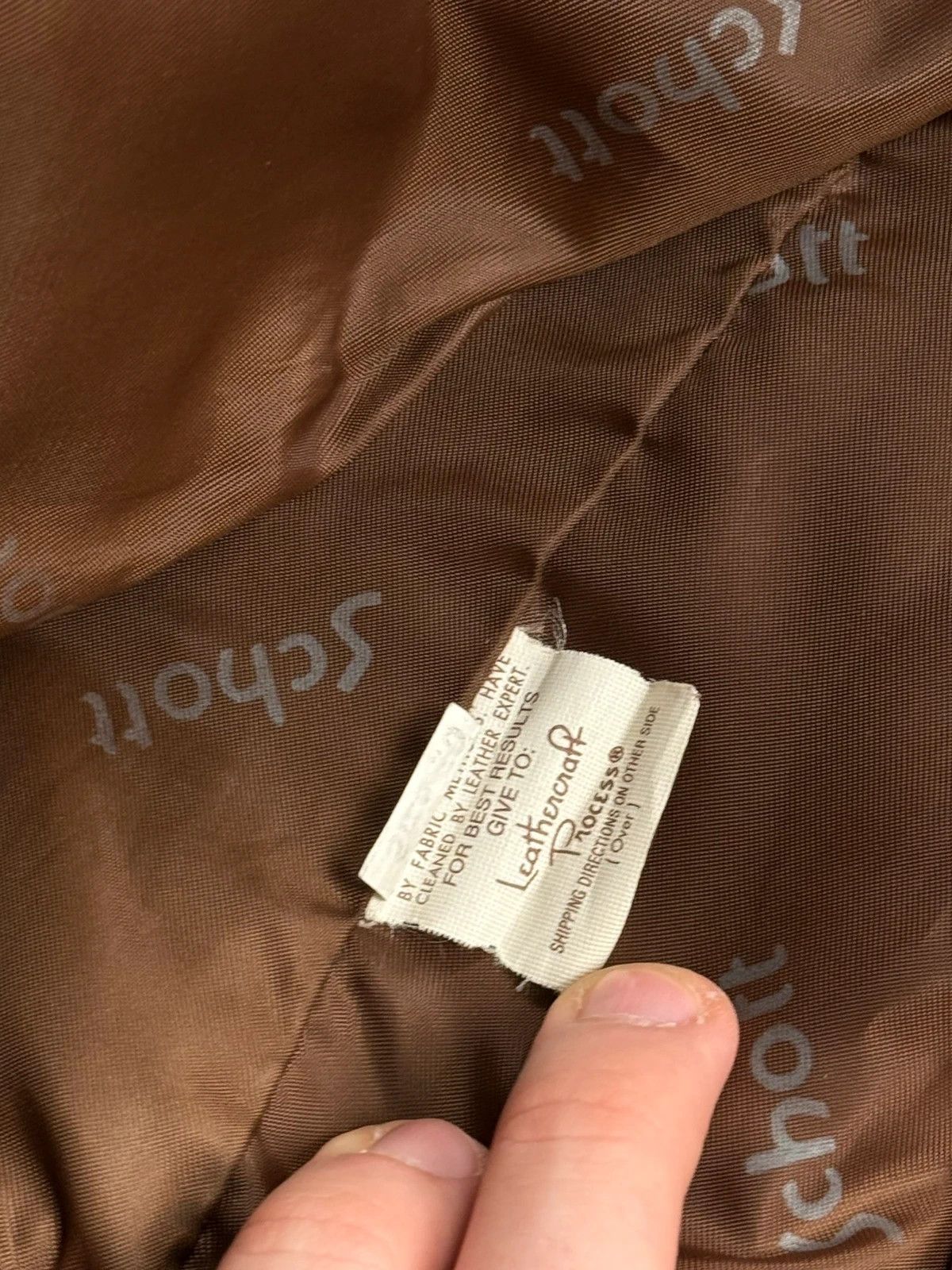 Schott Schott leather jacket vintage 1980s 1970s rétro made in USA Size US XL / EU 56 / 4 - 12 Thumbnail