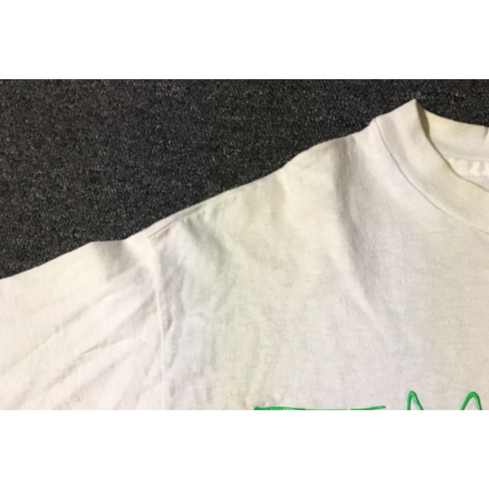 Hanes VINTAGE John Lennon Imagine Graphic Tee Shirt XL White Men Short Sleeve 80s 90s Classic Rock Art Band Size US XL / EU 56 / 4 - 6 Thumbnail