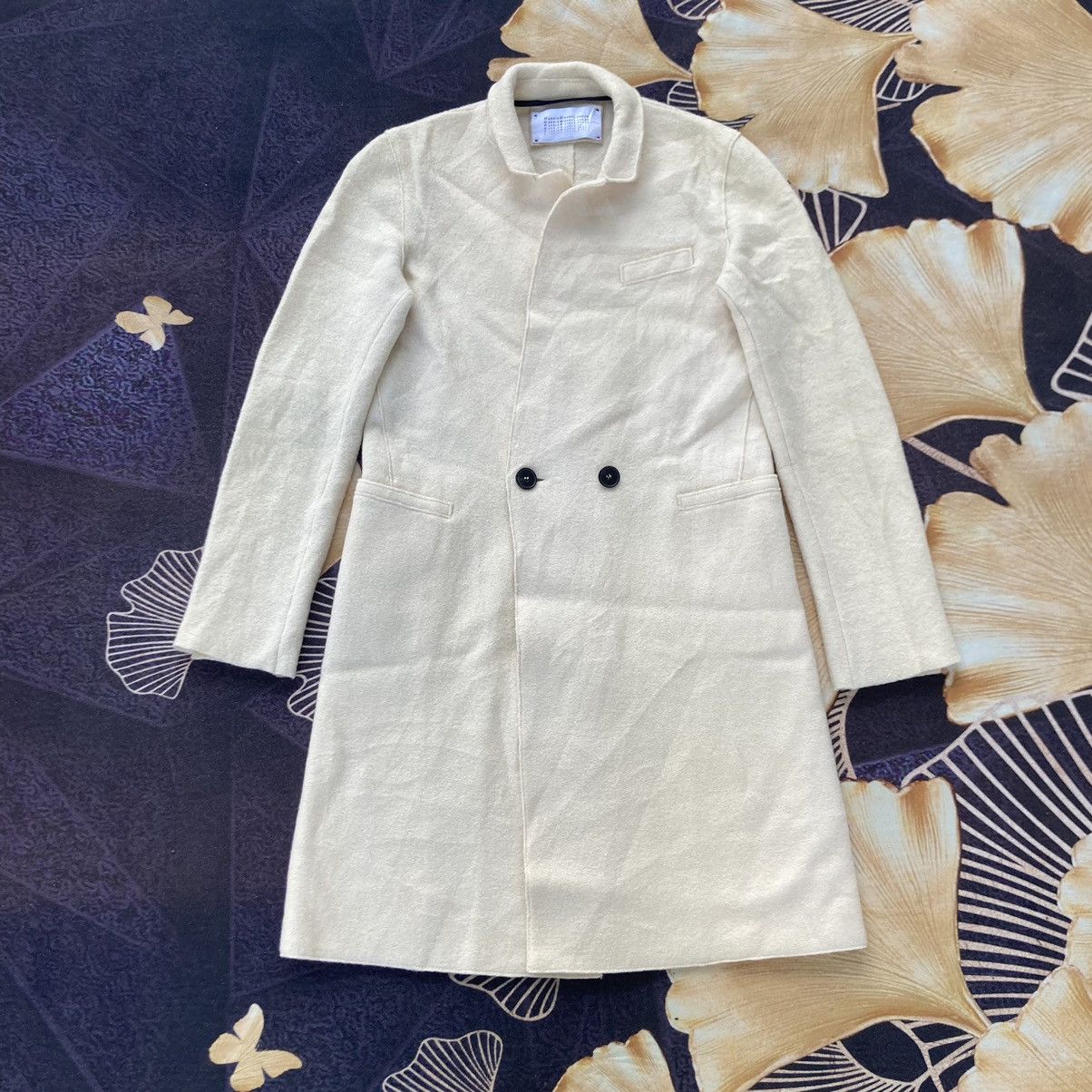 HARRIS WHARF LONDON LONG WOOL JACKET