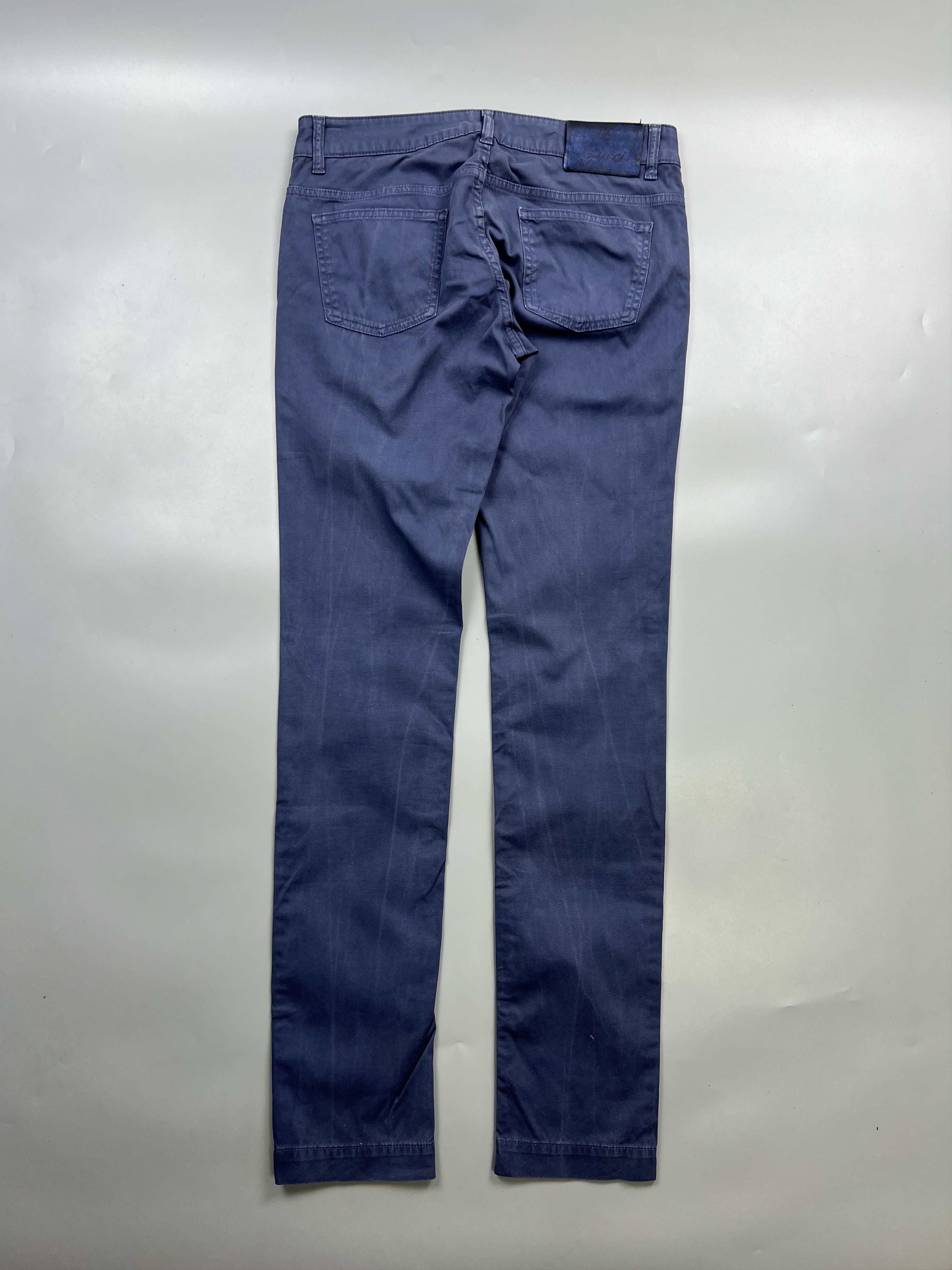 Gucci Gucci New Leggings Blue Denim Jeans Pants (Y0863) Size US 26 / EU 42 - 11 Thumbnail