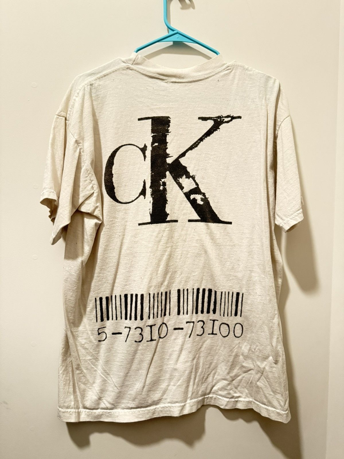 Calvin Klein × Vintage Vintage Calvin Klein never worn, medium weight T-shirt Size US XL / EU 56 / 4 - 2 Thumbnail