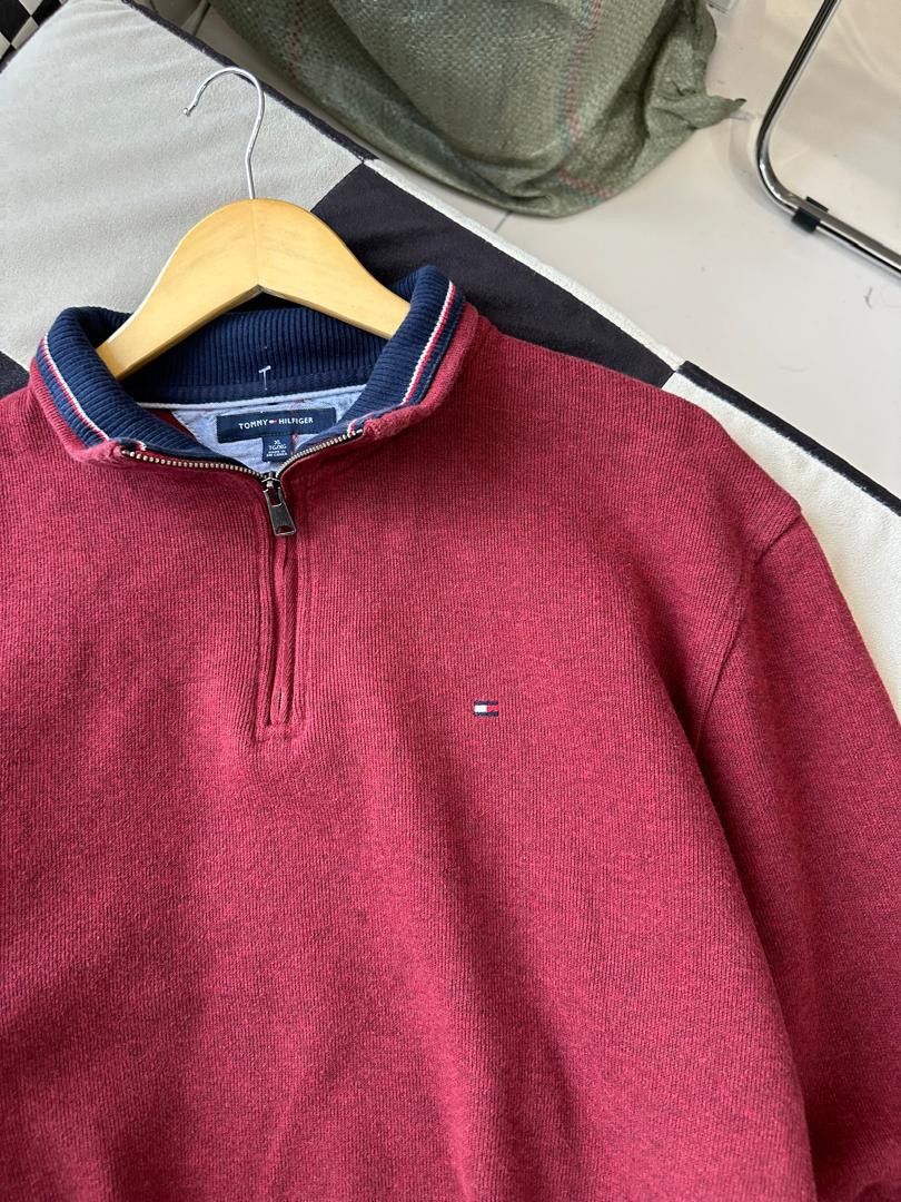 Tommy Hilfiger TOMMY HILFIGER HALF ZIPPER Size US XL / EU 56 / 4 - 2 Thumbnail