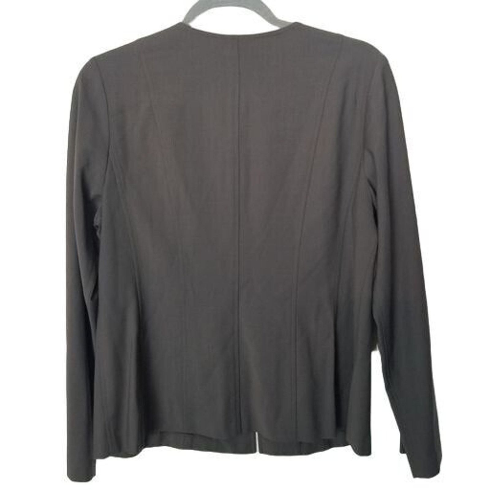 Eileen Fisher Vintage Eileen Fisher Womens Wool Blouse Cardigan Blazer M Size M / US 6-8 / IT 42-44 - 8 Thumbnail