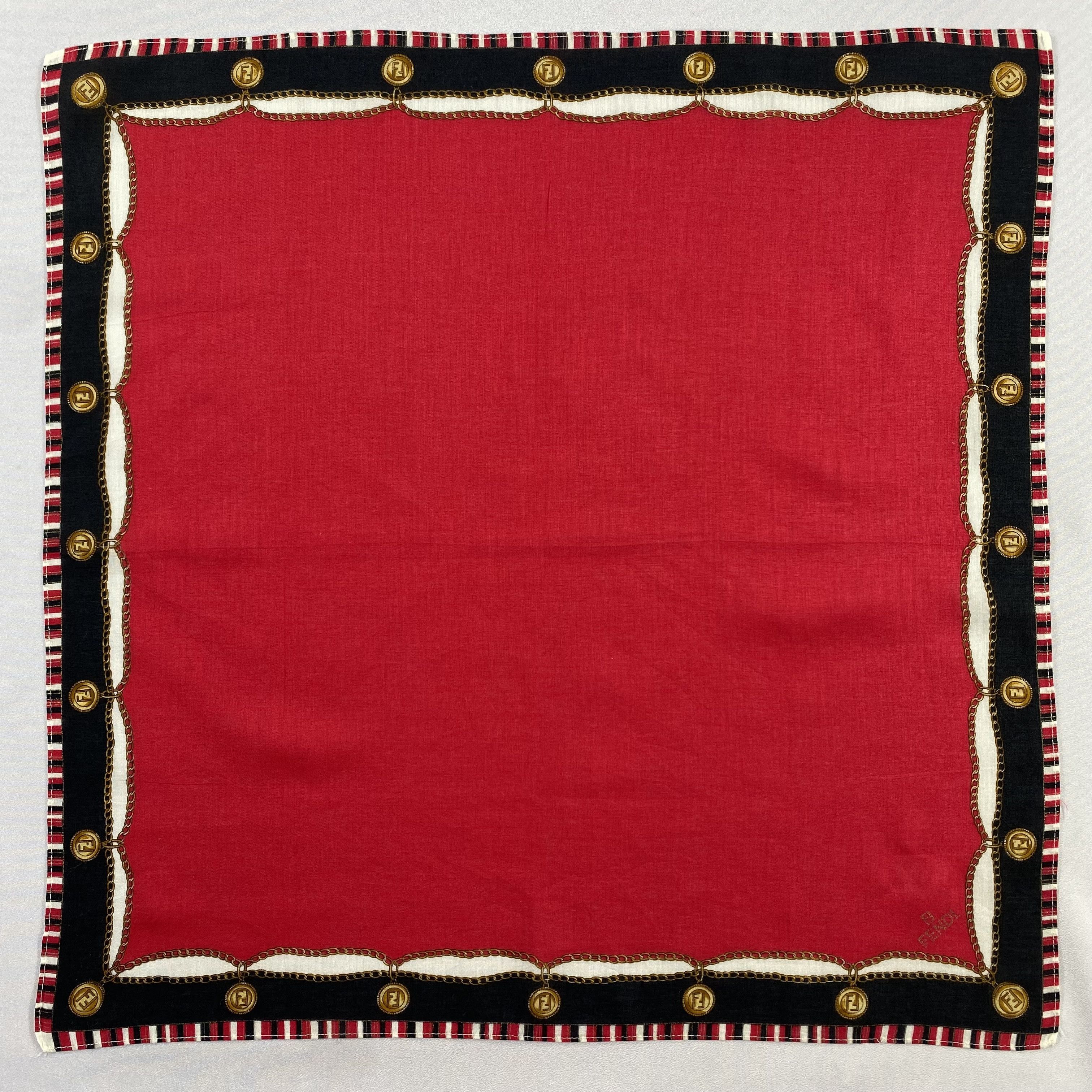 Vintage Fendi Handkerchief / Neckerchief / Bandana-P660 Size ONE SIZE - 1 Thumbnail