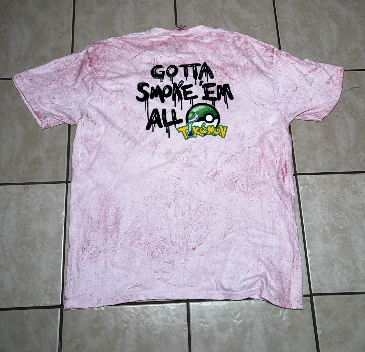 Comfort Colors Pink Pokémon T-shirt Size US XL / EU 56 / 4 - 2 Thumbnail