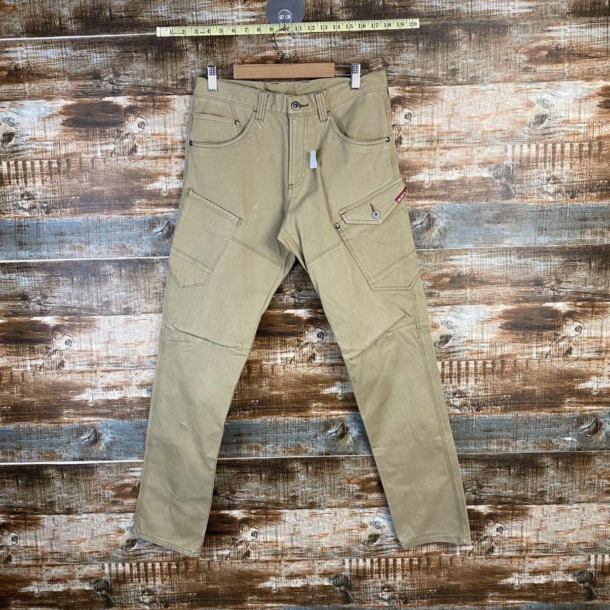 Japanese Brand DL Burtle Beige Cargo Multipocket Pants #C1134 Size US 30 / EU 46 - 1 Thumbnail