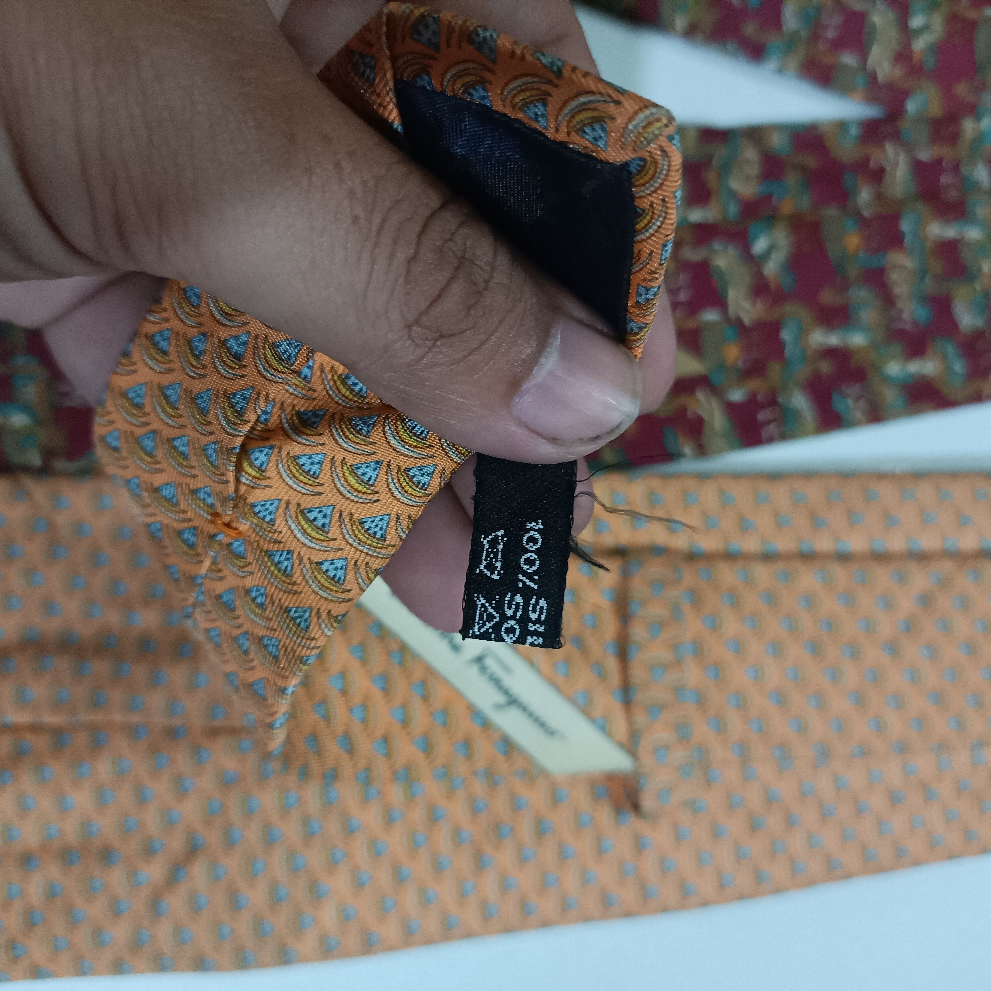 Salvatore Ferragamo Salvatore Ferragamo Tie 100% silk 2 pcs Size ONE SIZE - 11 Thumbnail