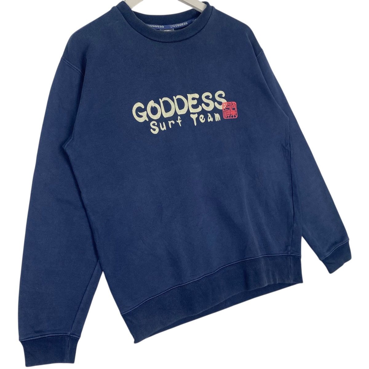 Other Vintage Goddes Surf Sweatshirt Blue Pullover Jumper Size Size US M / EU 48-50 / 2 - 3 Thumbnail