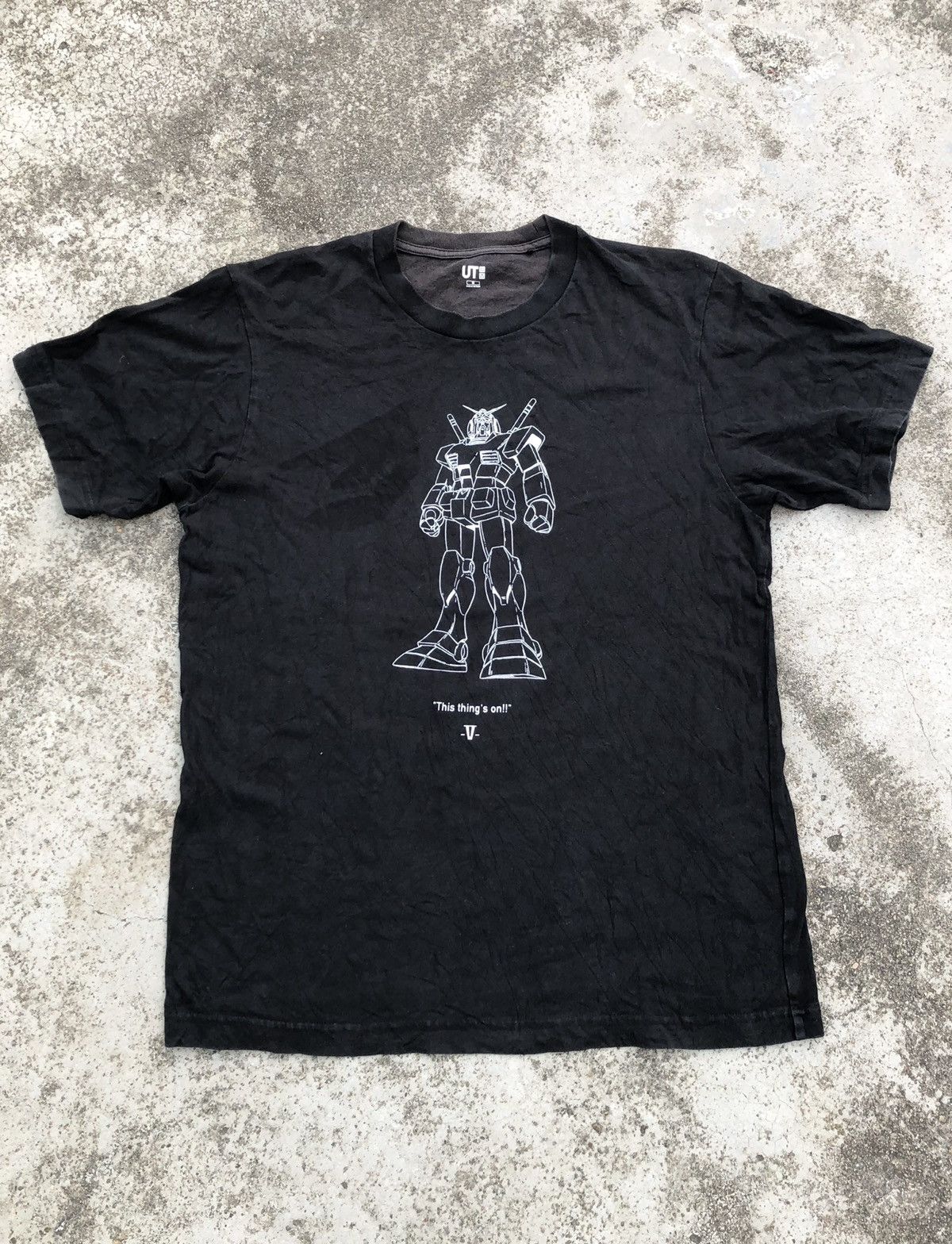 Anime GUNDAM RX 78 2 FADED BLACK TEE Size US M / EU 48-50 / 2 - 1 Thumbnail