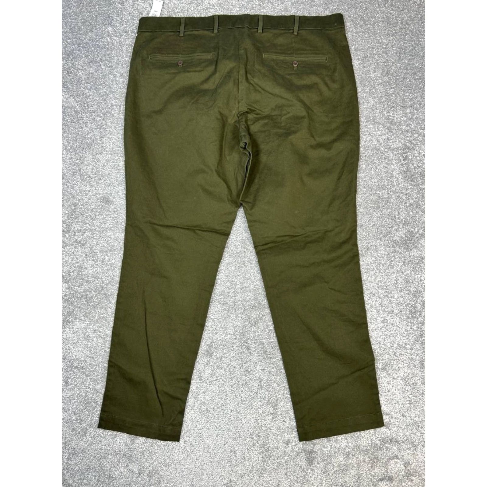 Gap Gap Slim Khakis Pants Mens 40 Green Cotton Water Resistant Stretch High Rise New Size US 40 / EU 56 - 2 Thumbnail