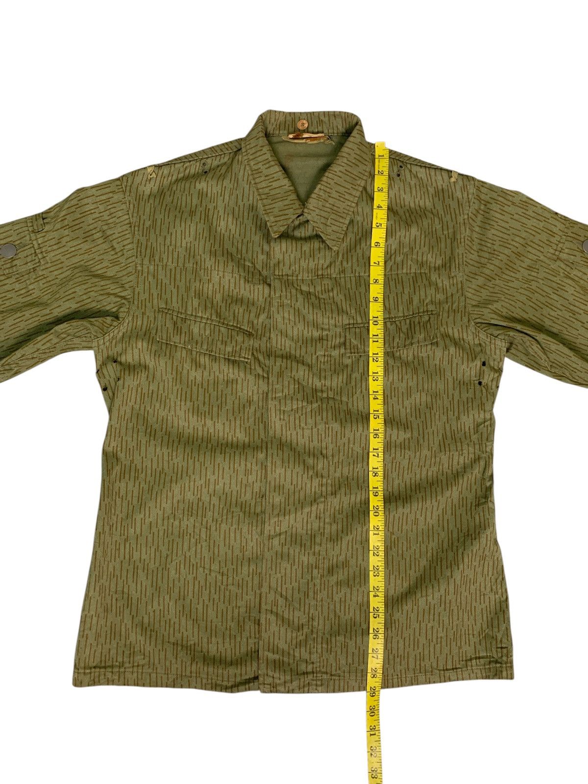 Other Rare Design Vintage East German Strichtarn Field Shirt Size M / US 6-8 / IT 42-44 - 9 Thumbnail