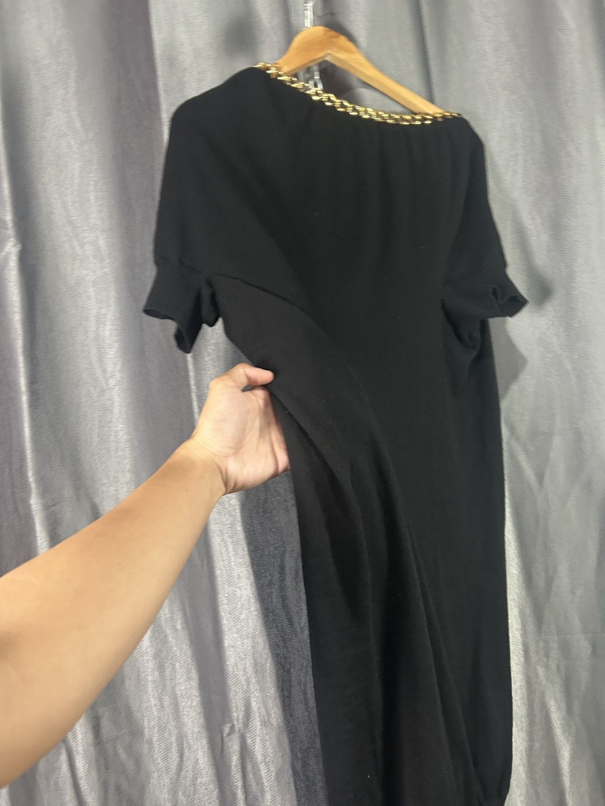Comme des Garcons JUNYA WATANABE X CDG - WOOL CHAIN DRESS Size S / US 4 / IT 40 - 3 Thumbnail