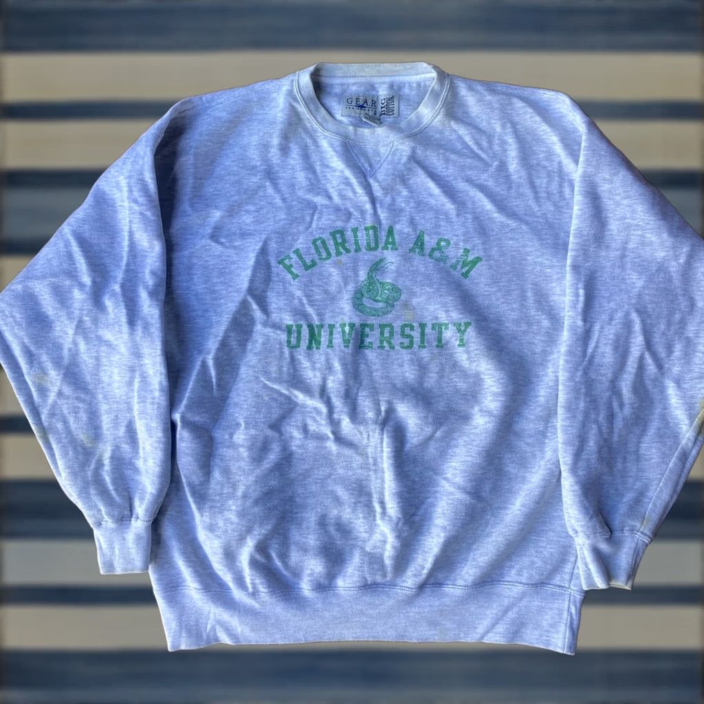 Vintage VINTAGE Florida A&M Rattlers University Crewneck Sweatshirt XL Gray Nike Size US XL / EU 56 / 4 - 1 Thumbnail