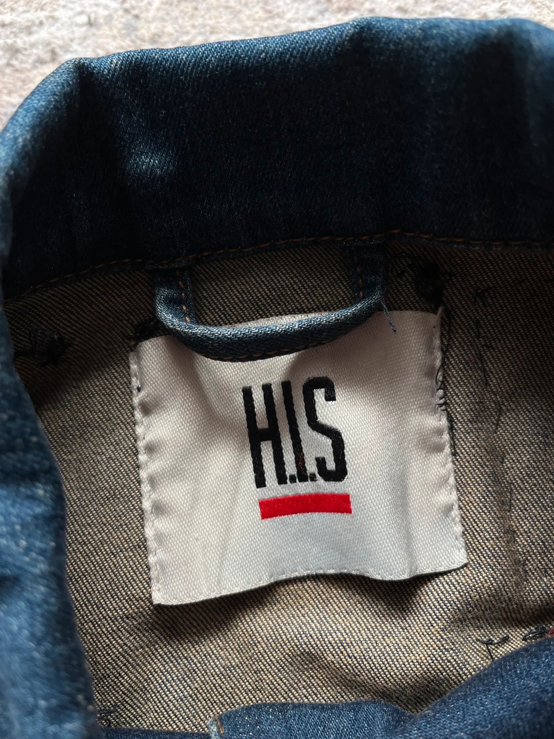 Other HIS Denim Jacket Rock Band Patch Work Sz M Rare Size US M / EU 48-50 / 2 - 7 Thumbnail