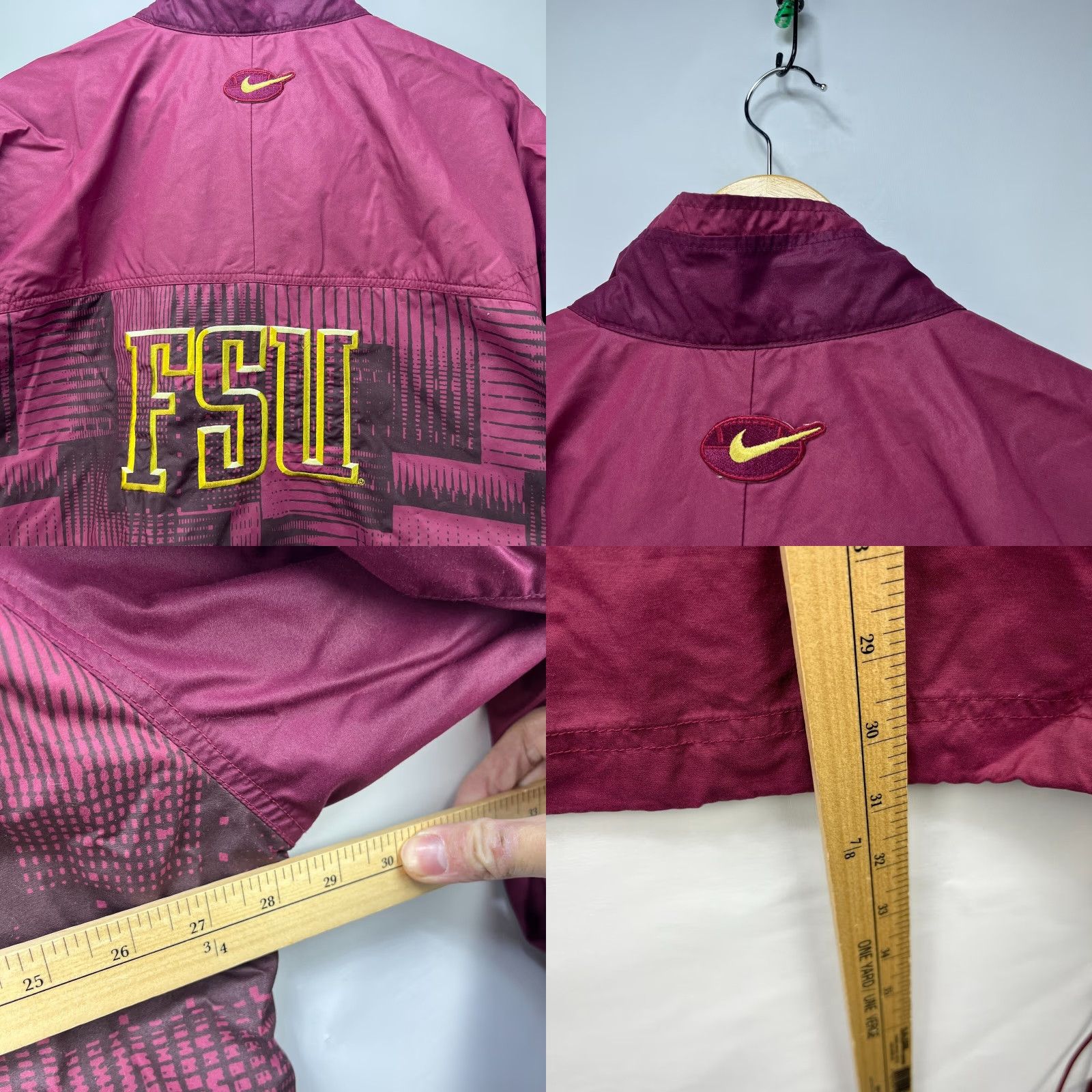 Nike VINTAGE 90s Nike FSU Florida State University Seminoles Windbreaker Jacket XL Red Men Jacket Windbreaker 90s Nike FSU Seminoles Mens XL Size US XL / EU 56 / 4 - 8 Thumbnail