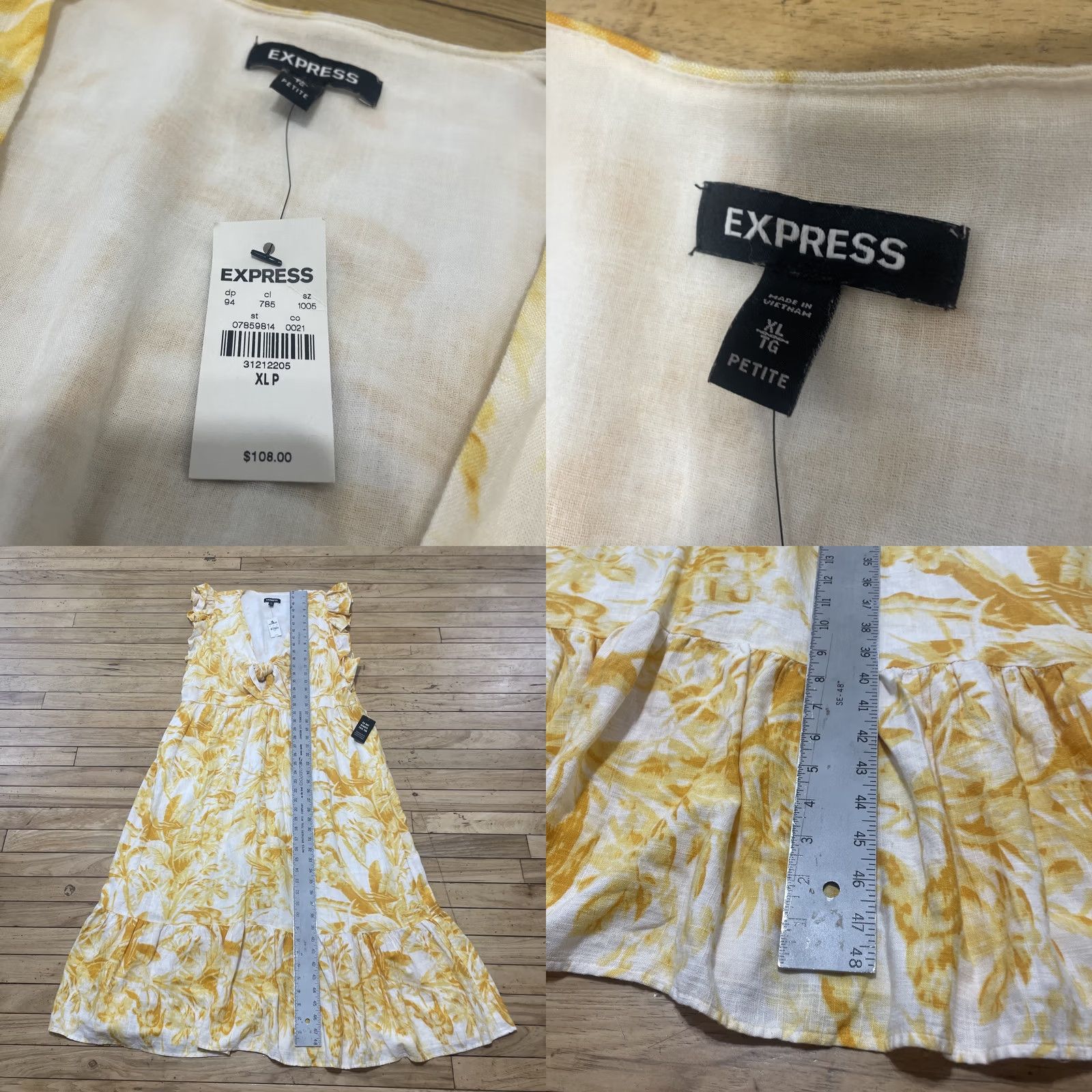 Express Express Dress Shirt Size XL / US 12-14 / IT 48-50 - 8 Thumbnail