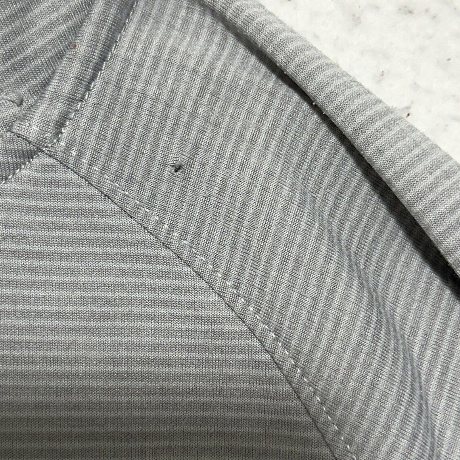 The North Face The North Face Medium Hoodie Fleece Gray Striped Sweatshirt Size M / US 6-8 / IT 42-44 - 5 Thumbnail